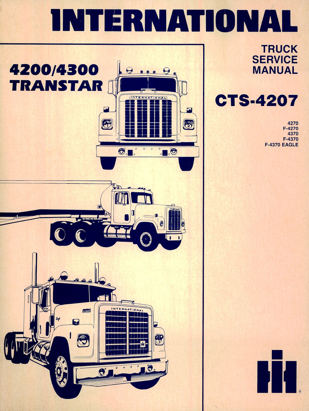 BB-CTS-4207 Binder Books IH MANUALS & DECALS
