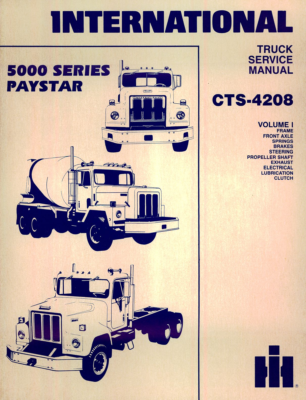 BB-CTS-4208 Binder Books IH MANUALS & DECALS