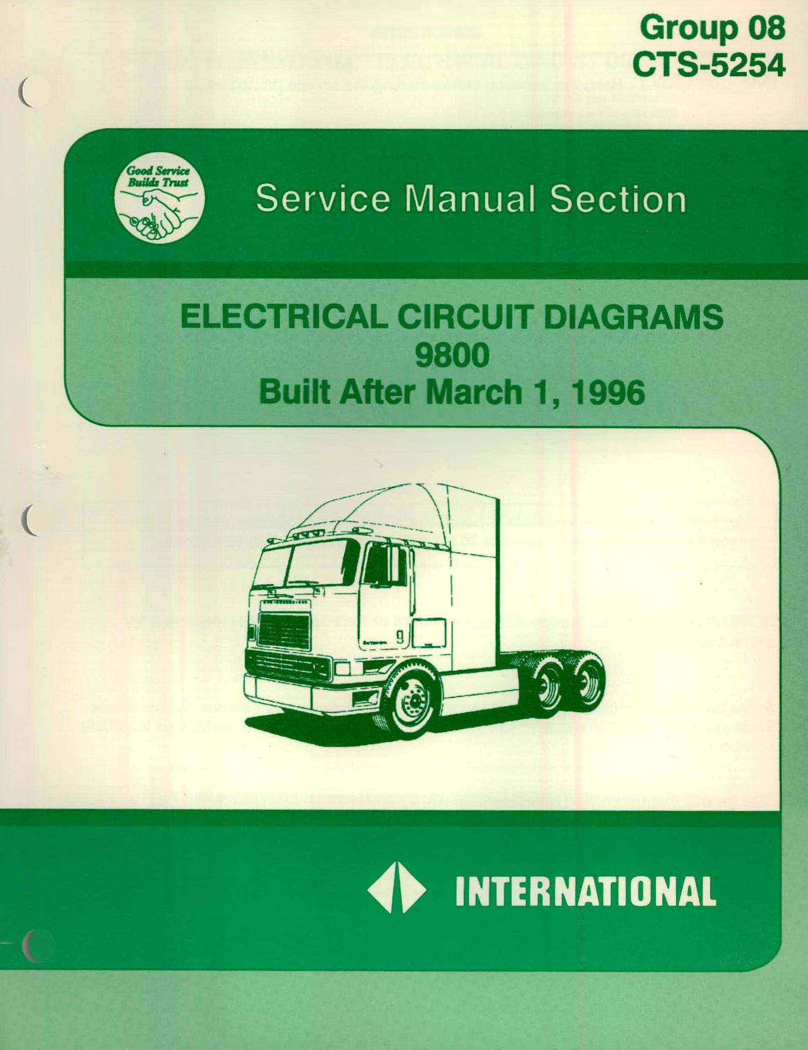 BB-CTS-5254 Binder Books IH MANUALS & DECALS
