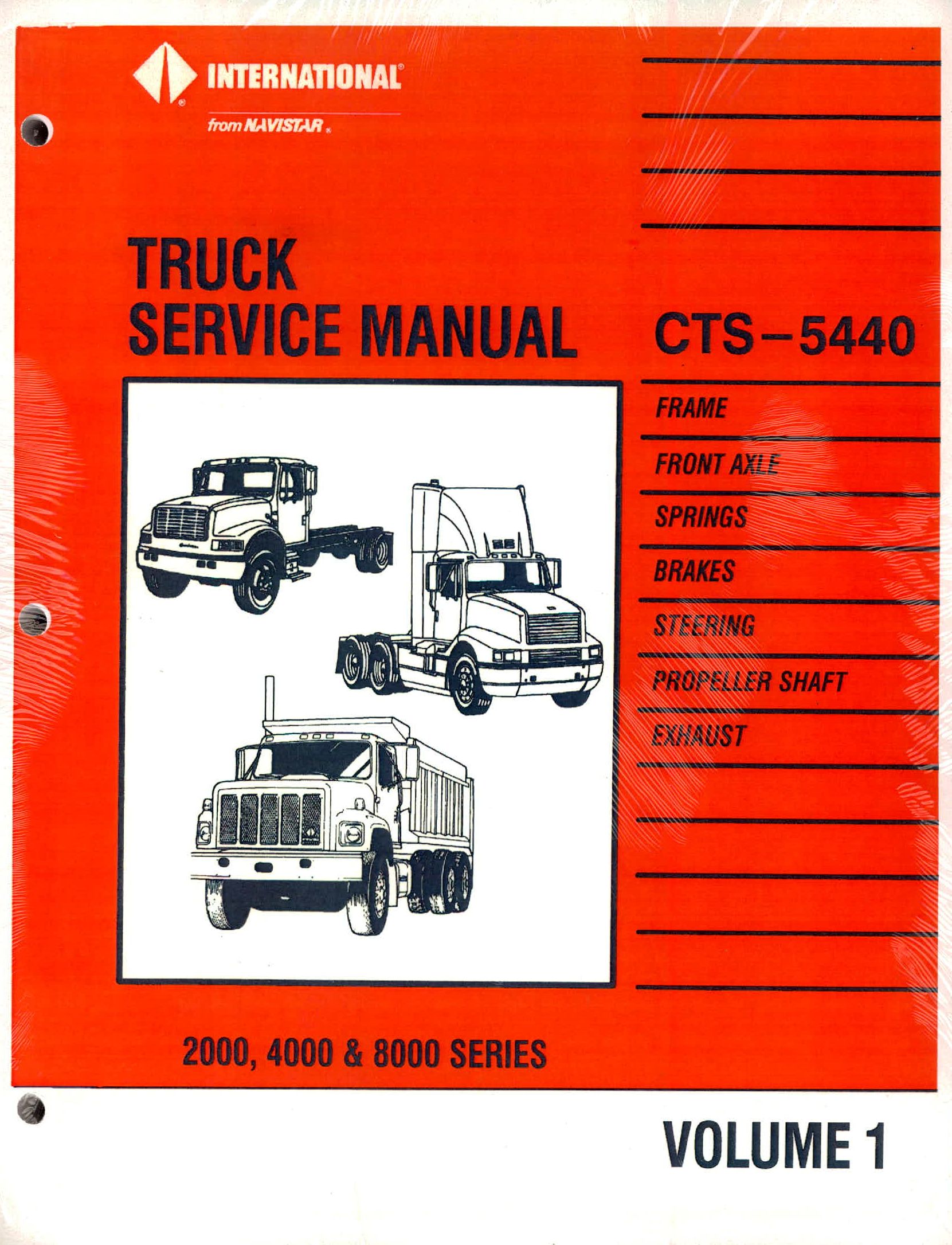 BB-CTS-5440 Binder Books IH MANUALS & DECALS