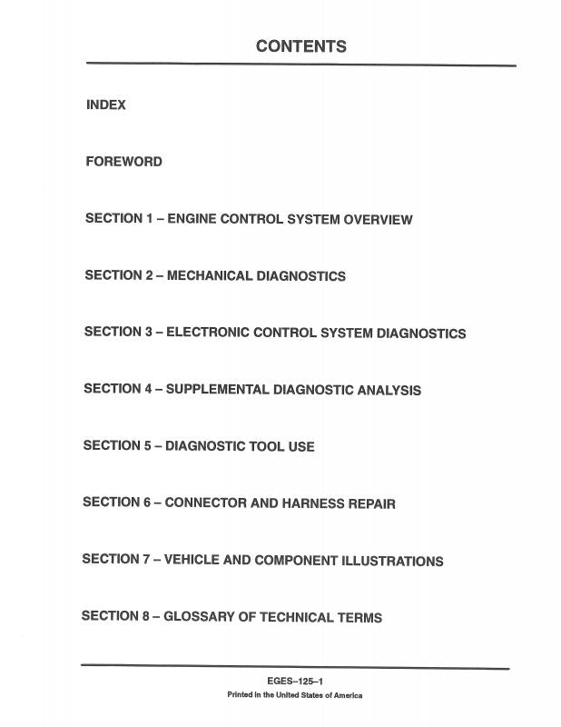 Engine Diagnostics Manual for International T444E Diesel Engine