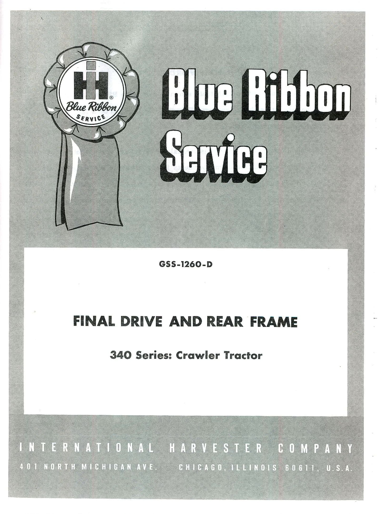 BB-GSS-1260 Binder Books IH MANUALS & DECALS