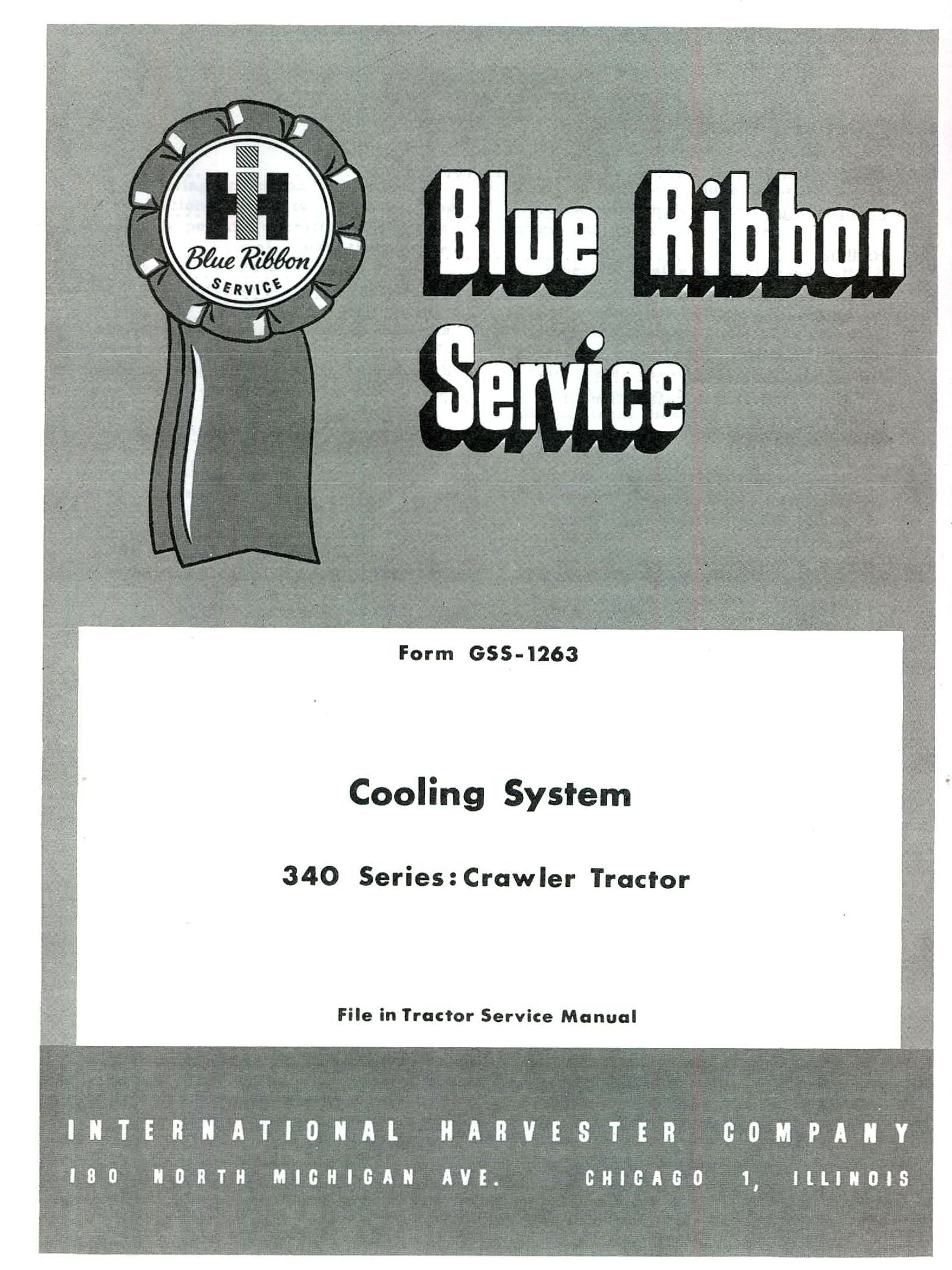 BB-GSS-1263 Binder Books IH MANUALS & DECALS