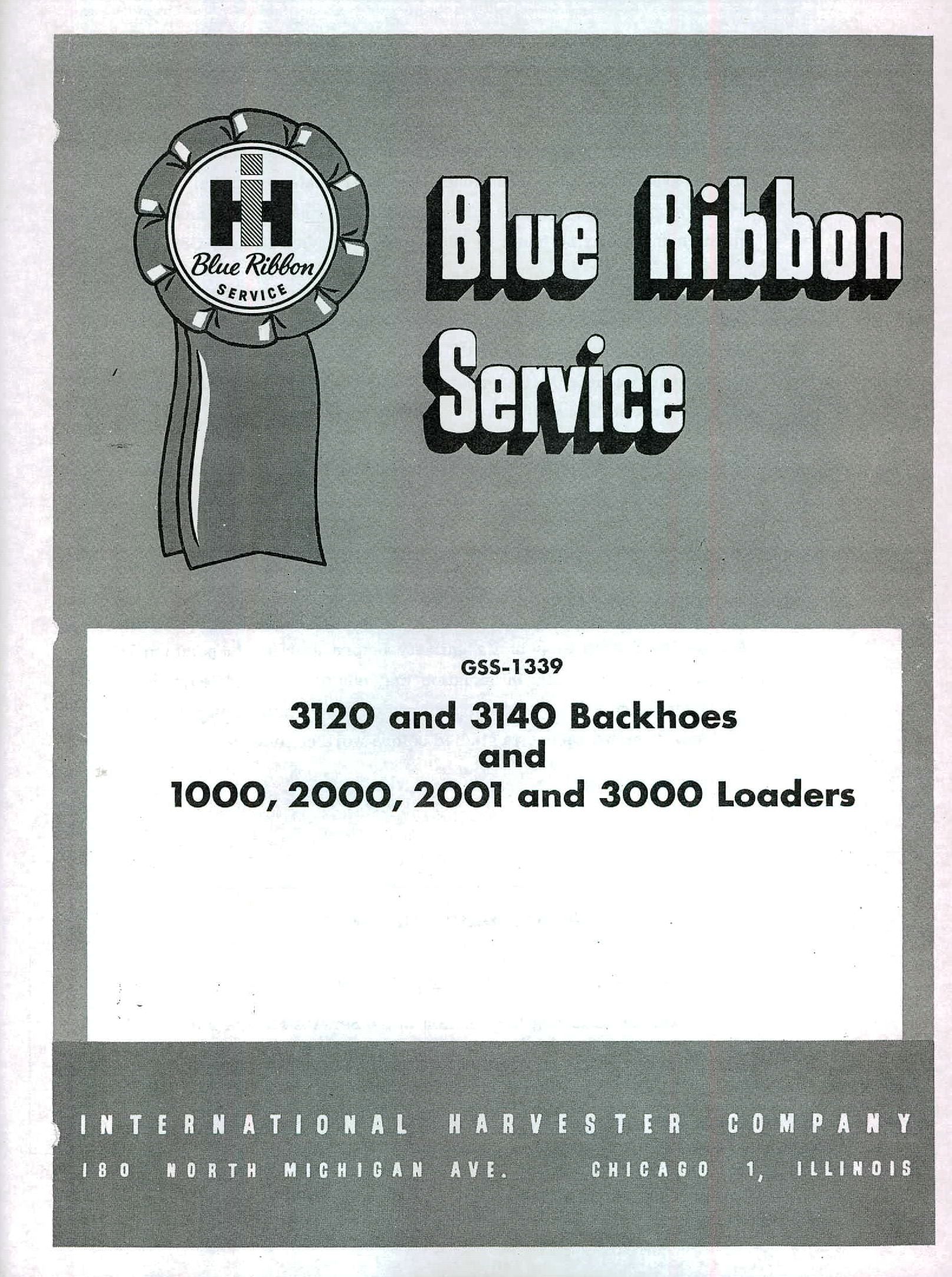 BB-GSS-1339 Binder Books IH MANUALS & DECALS