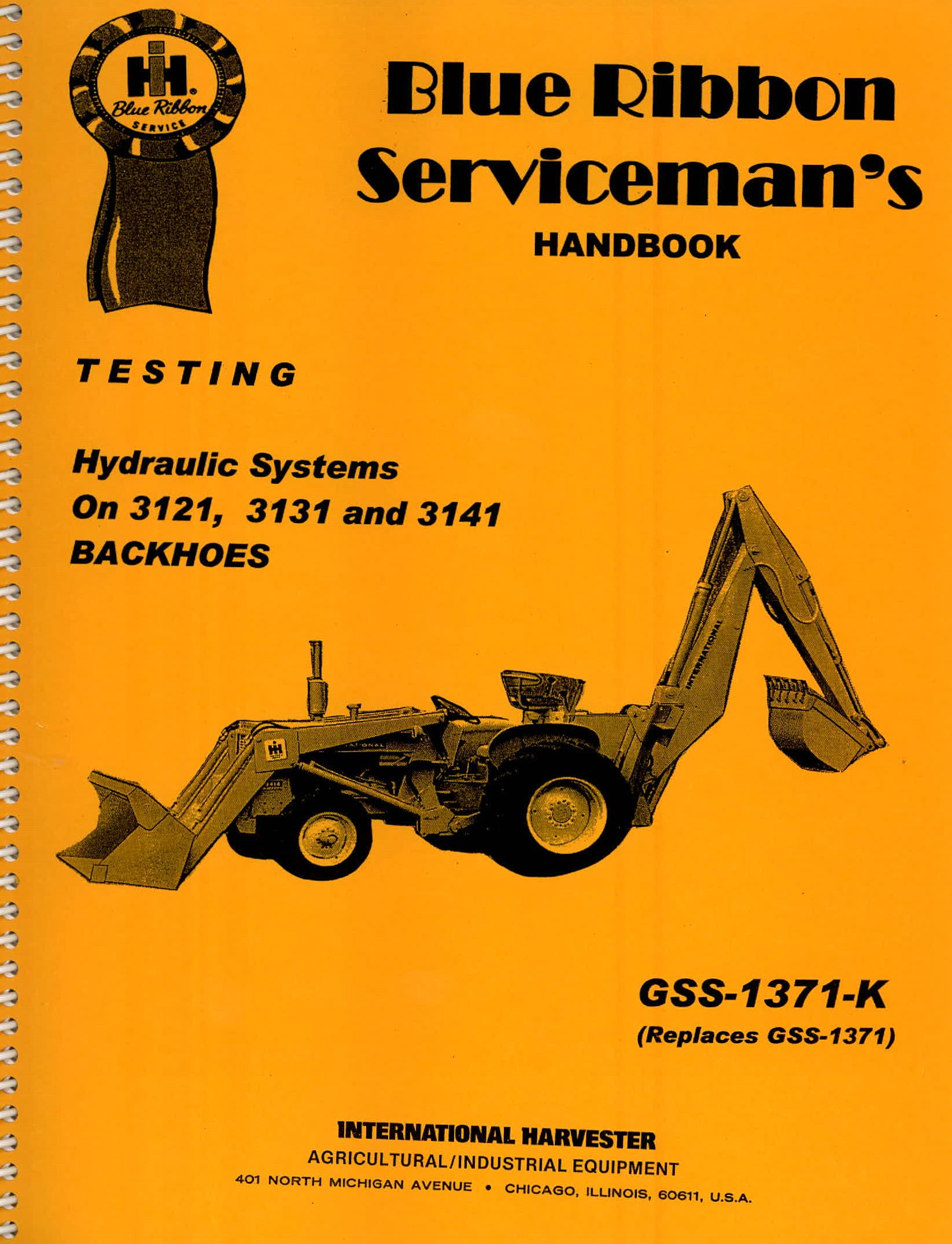 BB-GSS-1371K Binder Books IH MANUALS & DECALS