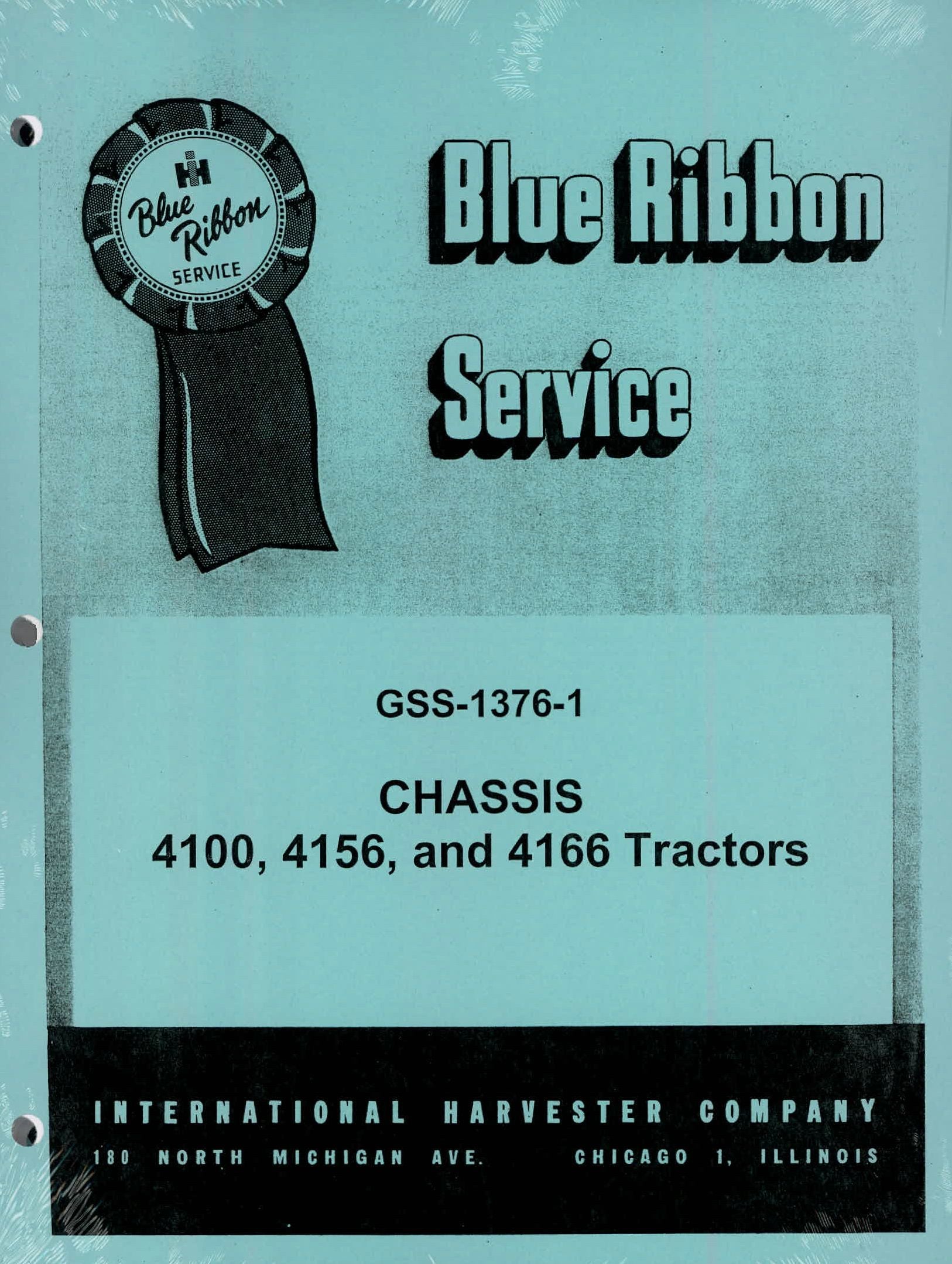 BB-GSS-1376 Binder Books IH MANUALS & DECALS