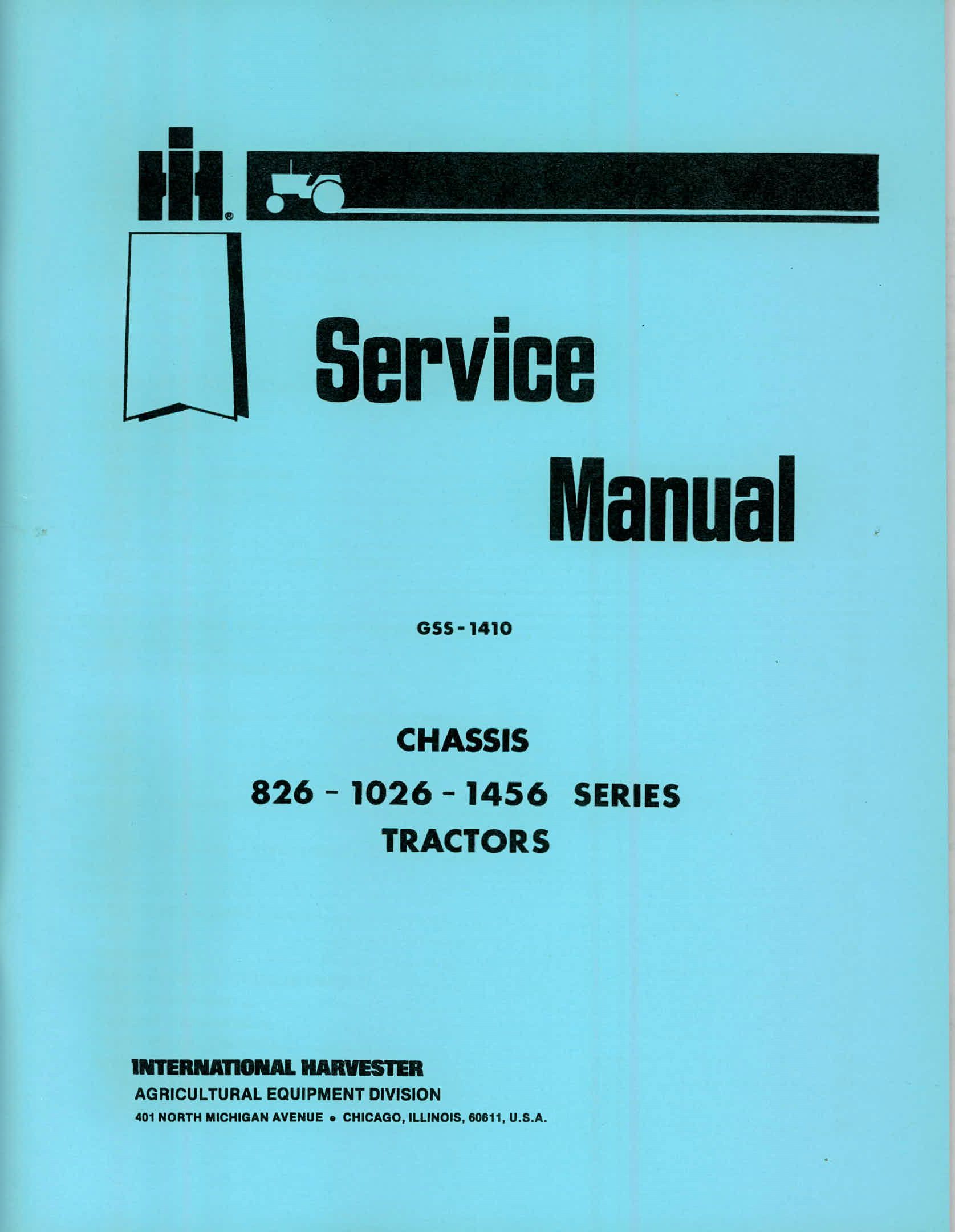 BB-GSS-1410 Binder Books IH MANUALS & DECALS