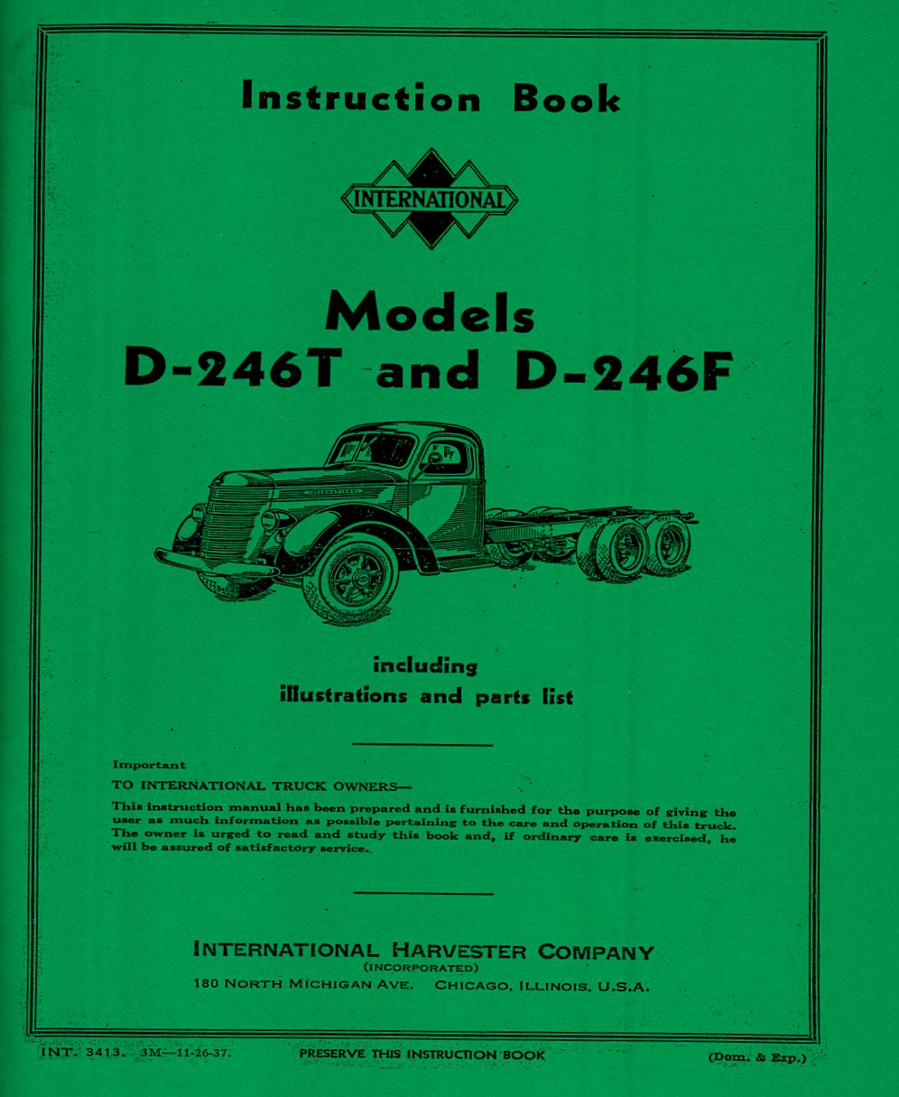 BB-INT-3413 Binder Books IH MANUALS & DECALS