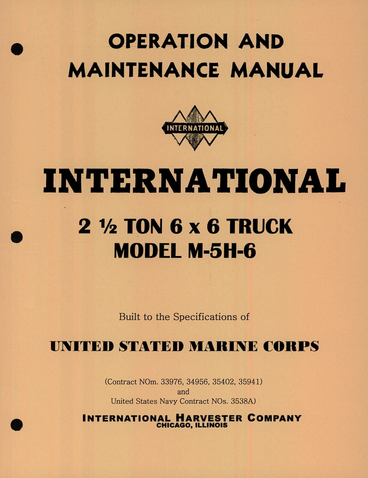 BB-INT-3647 Binder Books IH MANUALS & DECALS