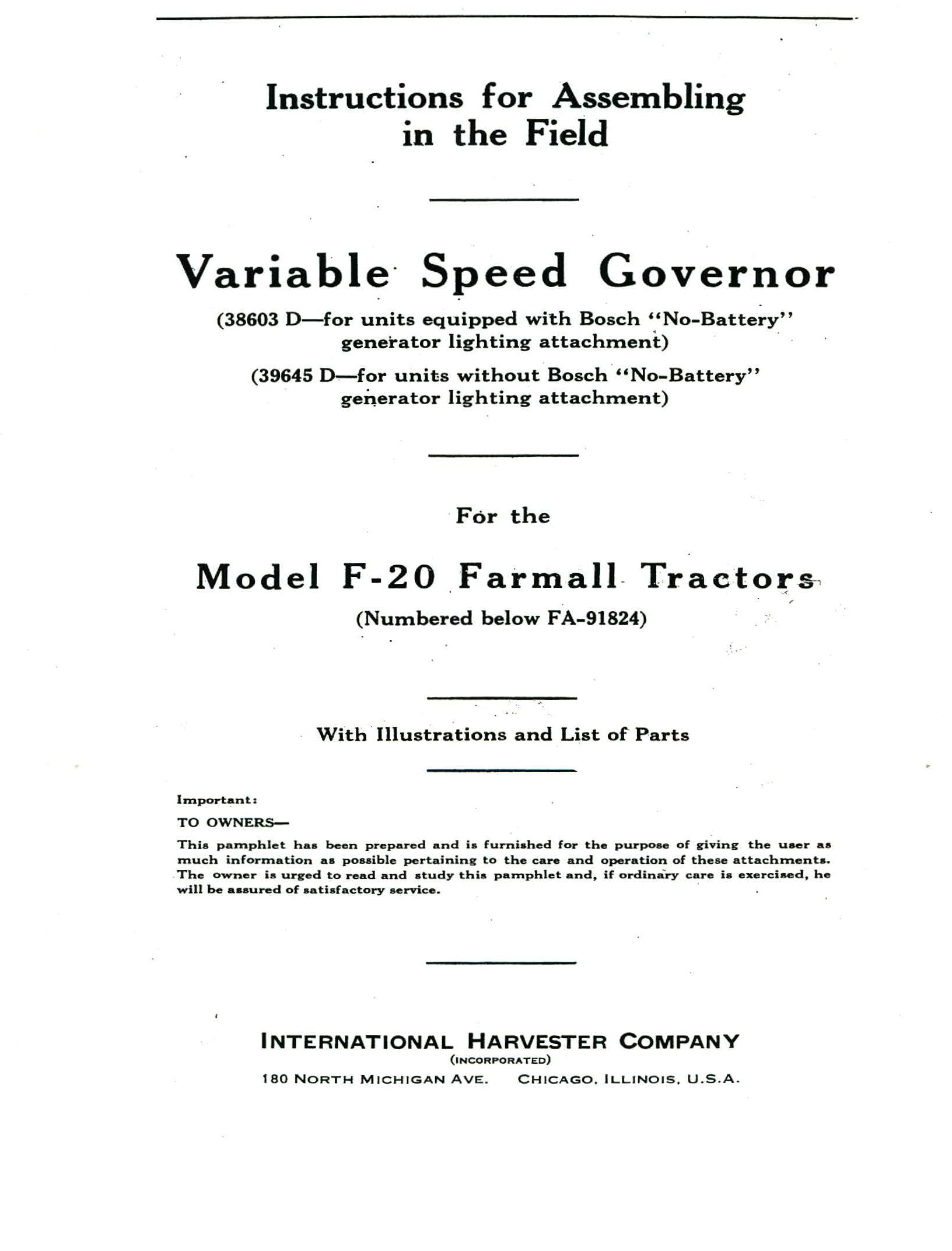 BB-INT-5162 Binder Books IH MANUALS & DECALS