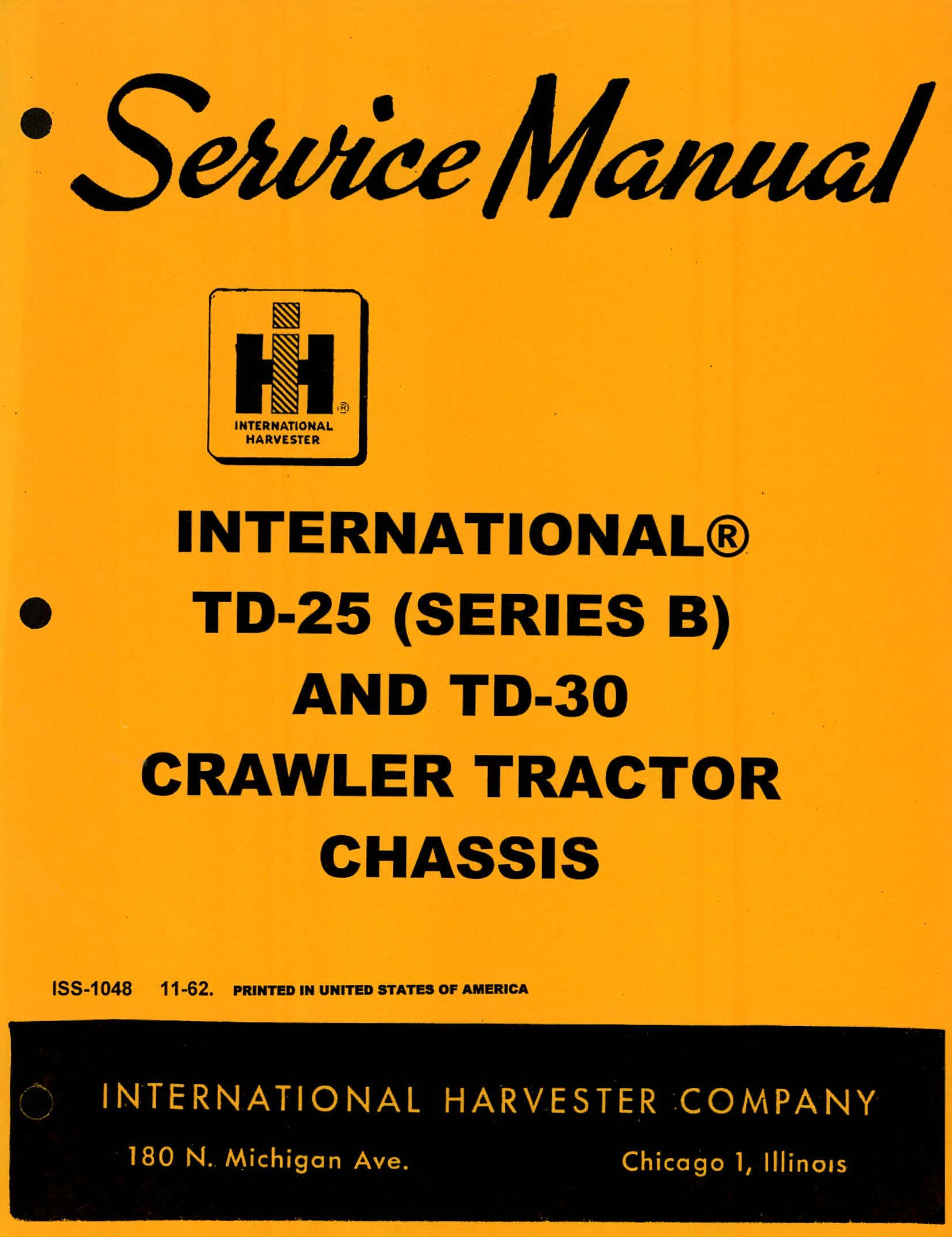 BB-ISS-TD30SET Binder Books IH MANUALS & DECALS