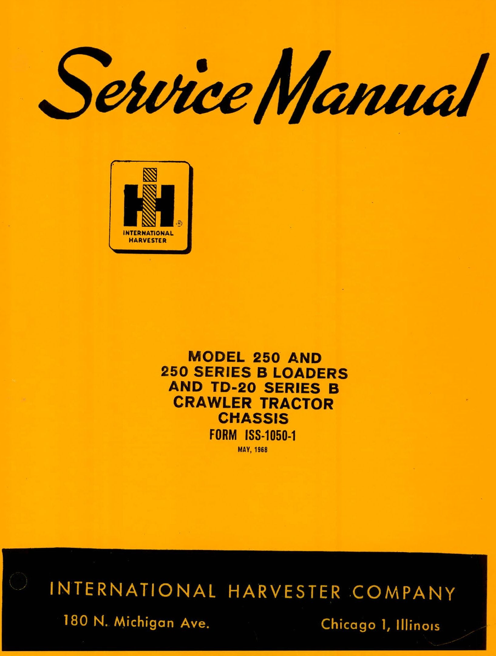 BB-ISS-TD20BSET Binder Books IH MANUALS & DECALS