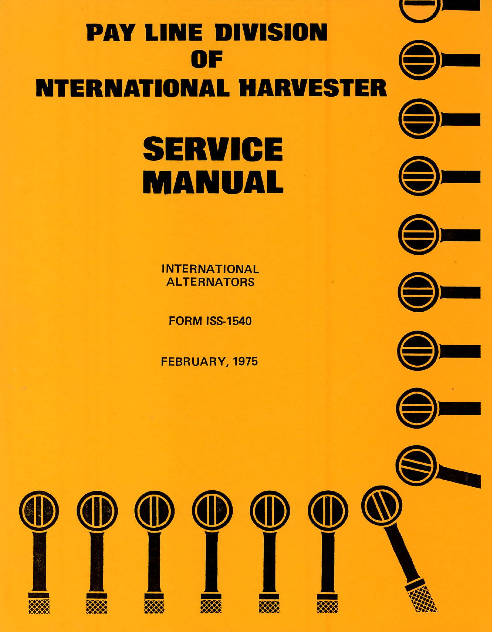 BB-ISS-1540 Binder Books IH MANUALS & DECALS