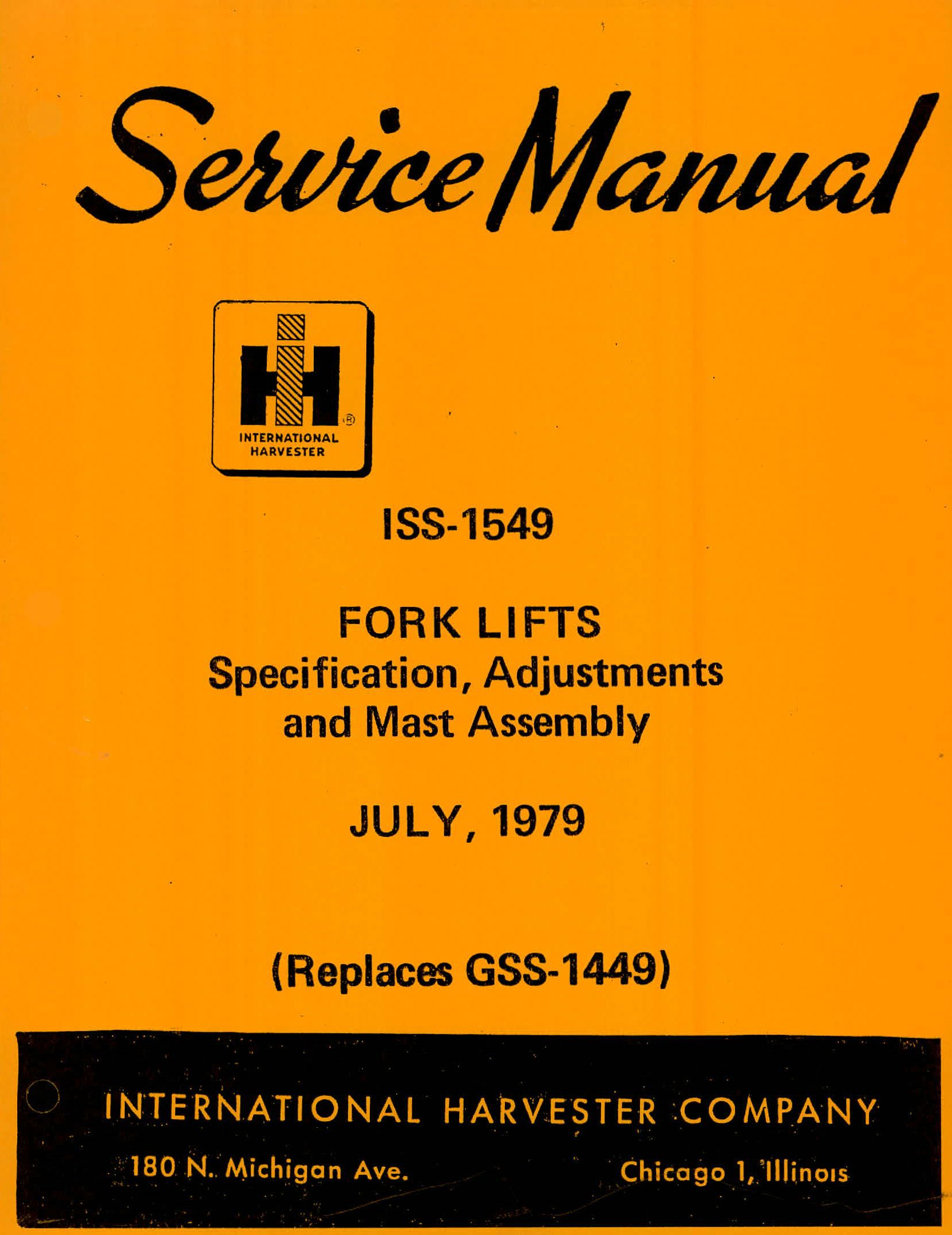 BB-ISS-1549 Binder Books IH MANUALS & DECALS