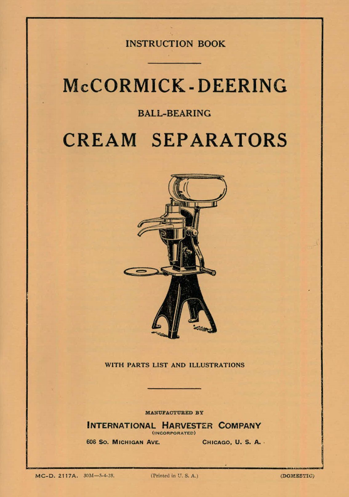 BB-MCD-2117A Binder Books IH MANUALS & DECALS