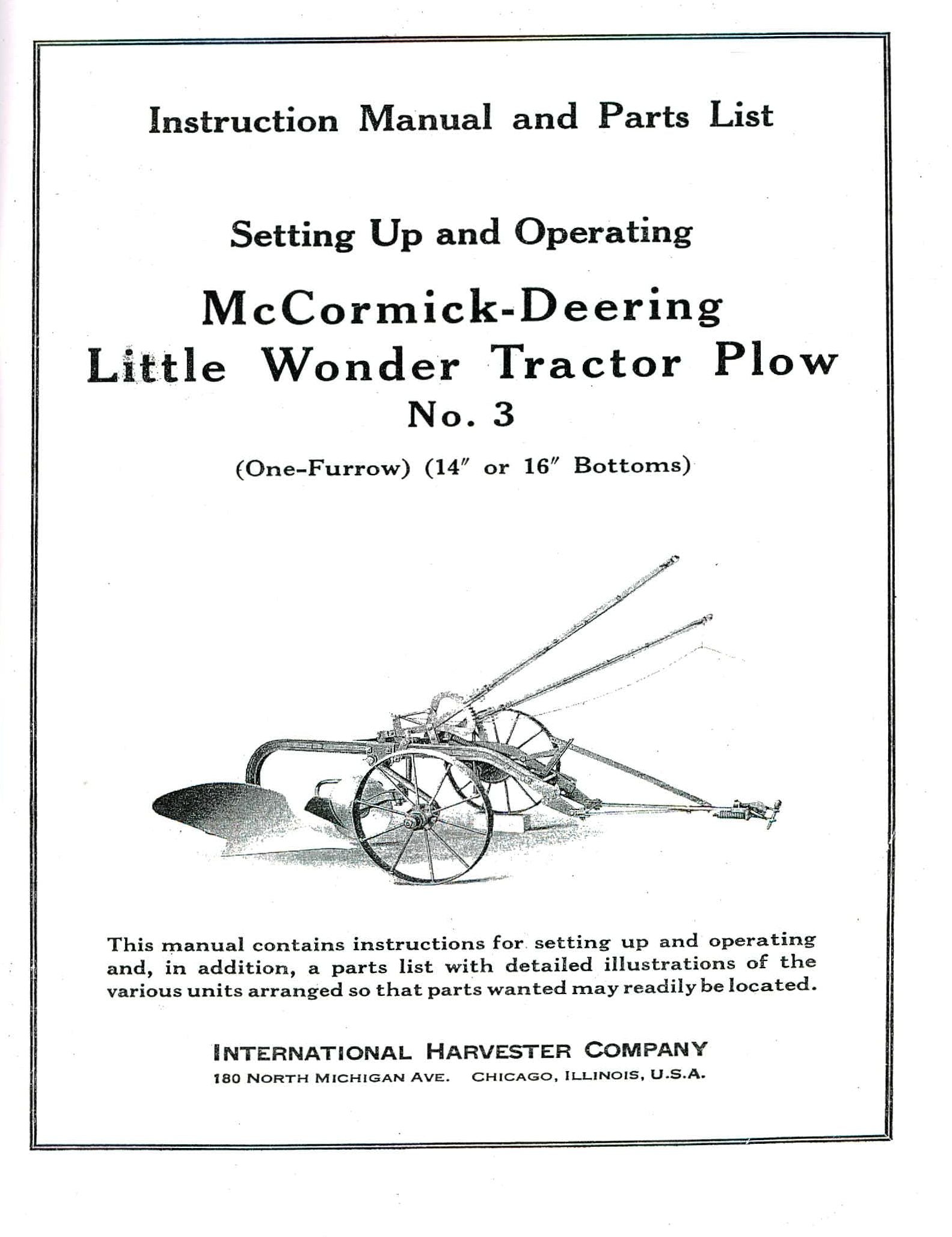 BB-MCD-5239 Binder Books IH MANUALS & DECALS
