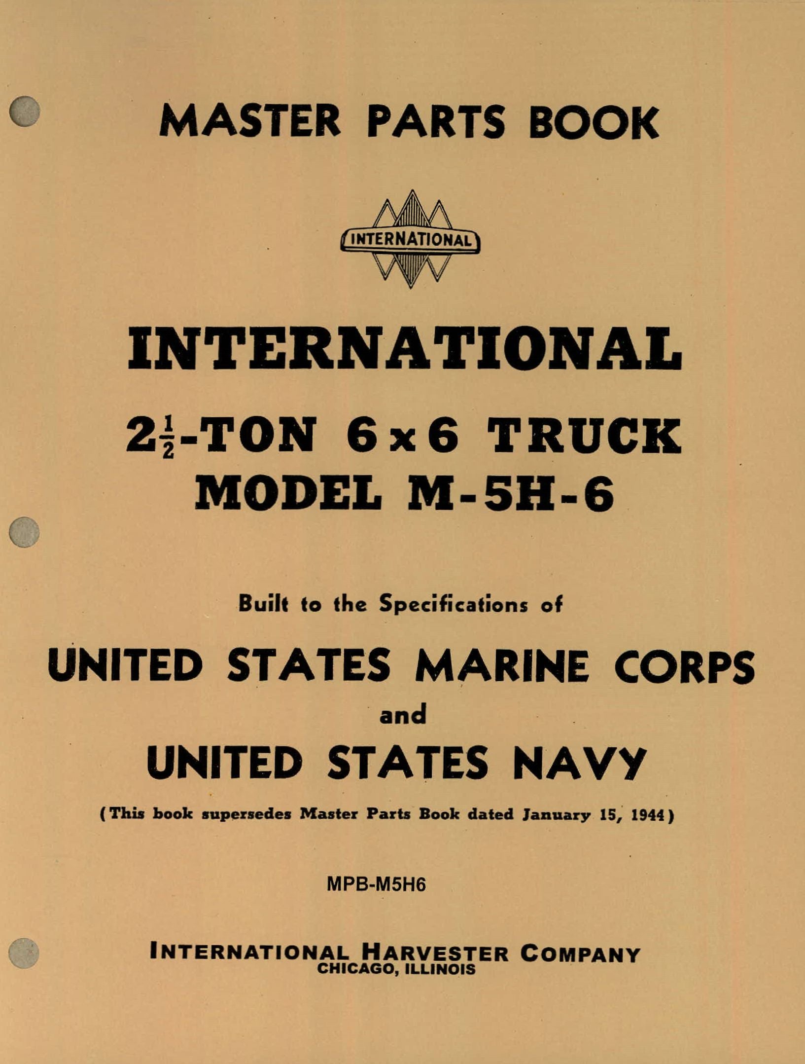 BB-MPB-M5H6 Binder Books IH MANUALS & DECALS
