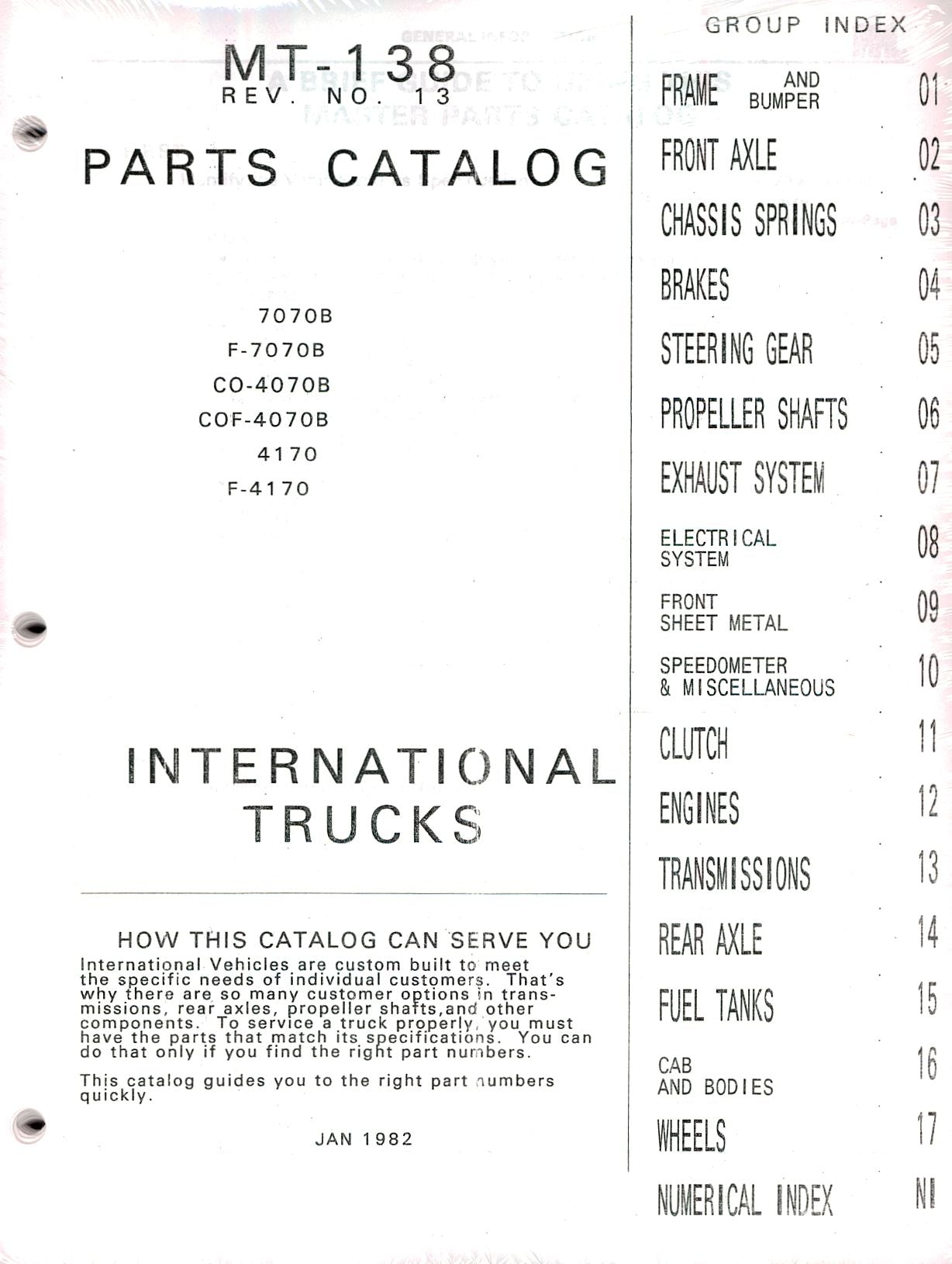 BB-MT-138 Binder Books IH MANUALS & DECALS