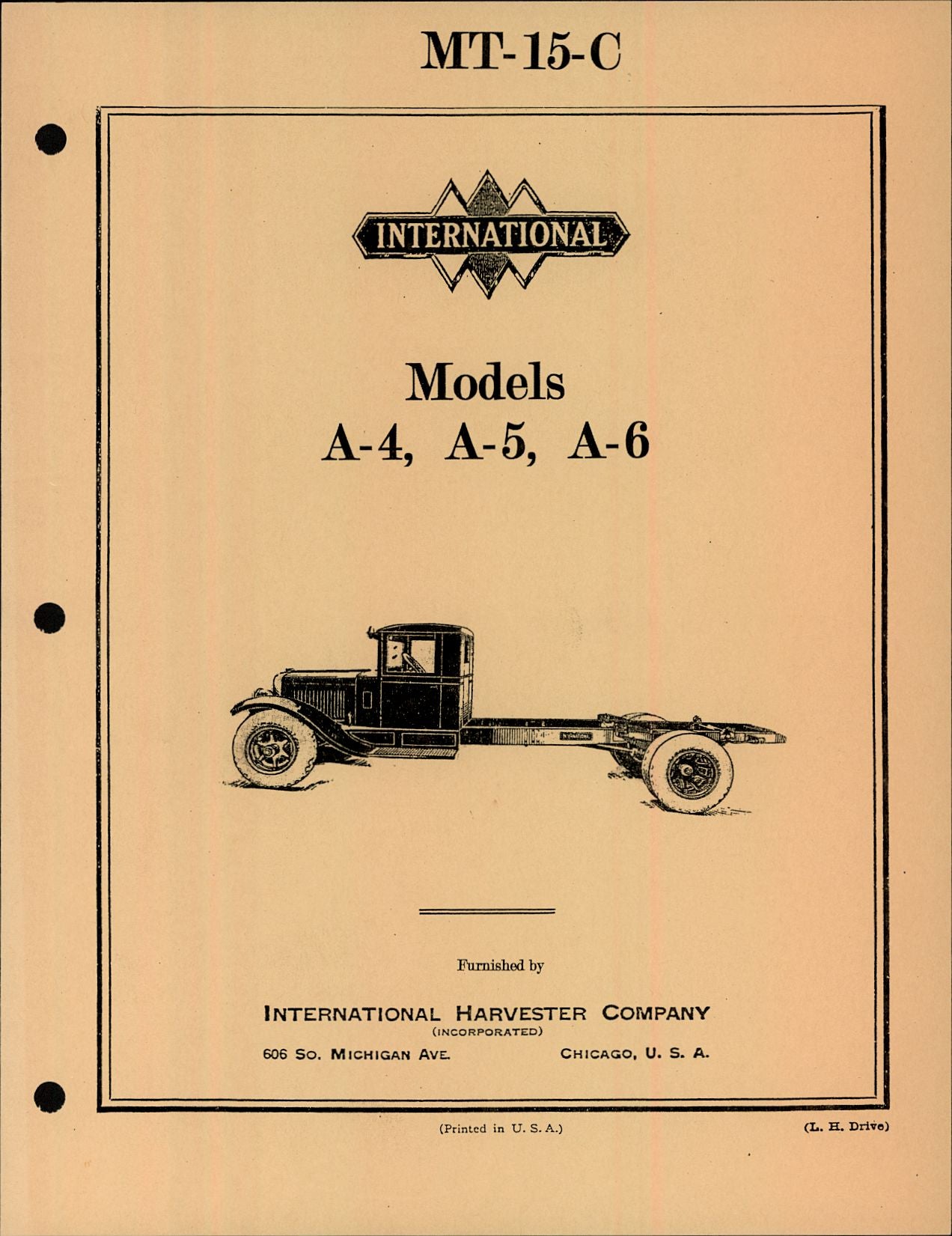 BB-MT-15C Binder Books IH MANUALS & DECALS