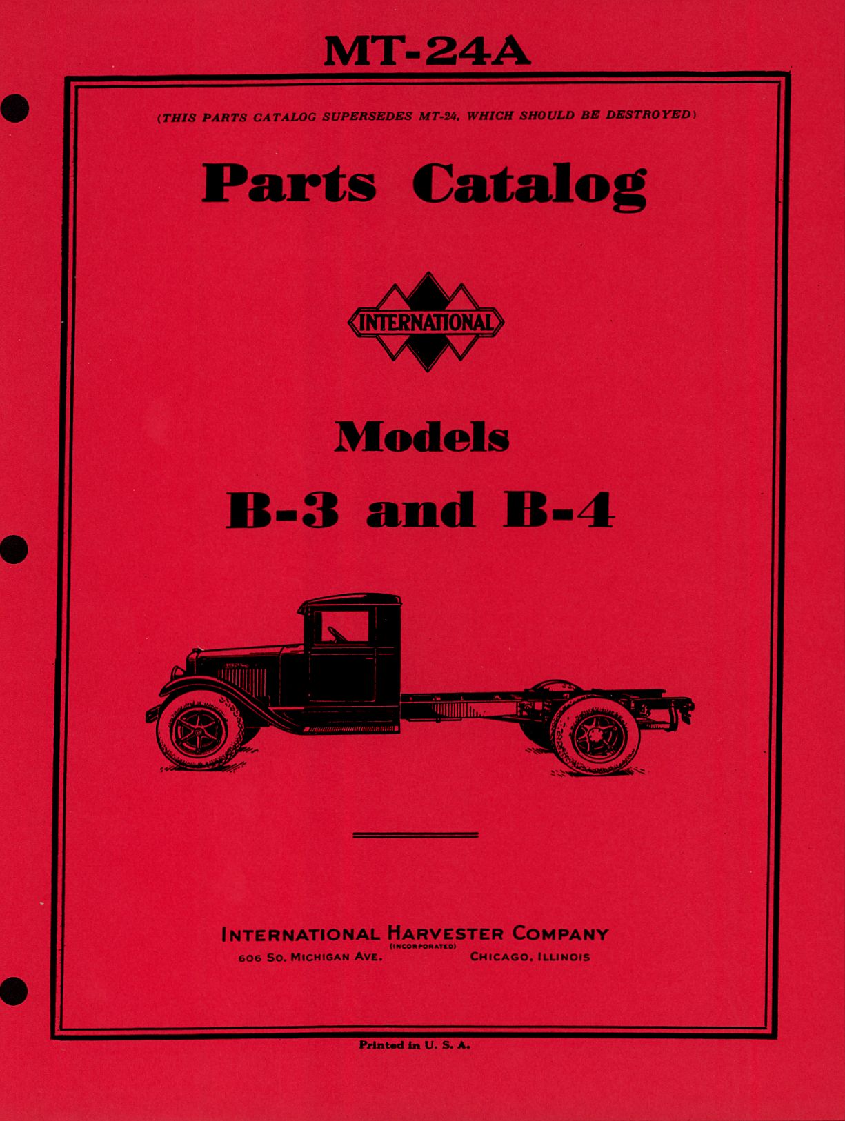 BB-MT-24A Binder Books IH MANUALS & DECALS