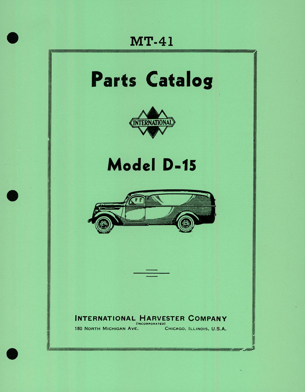 BB-MT-41 Binder Books IH MANUALS & DECALS
