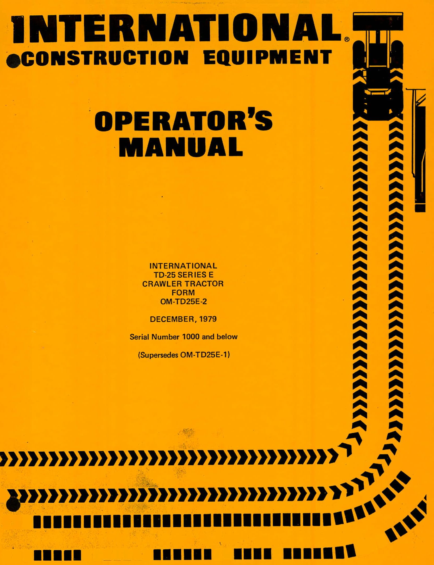 BB-OM-TD25E-2 Binder Books IH MANUALS & DECALS
