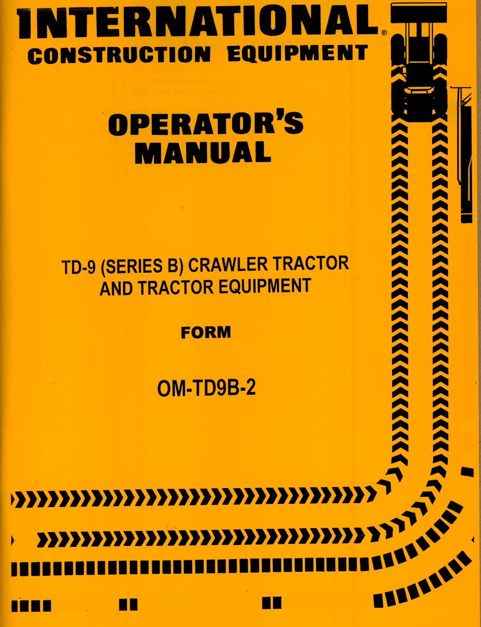 BB-OM-TD9B2 Binder Books IH MANUALS & DECALS