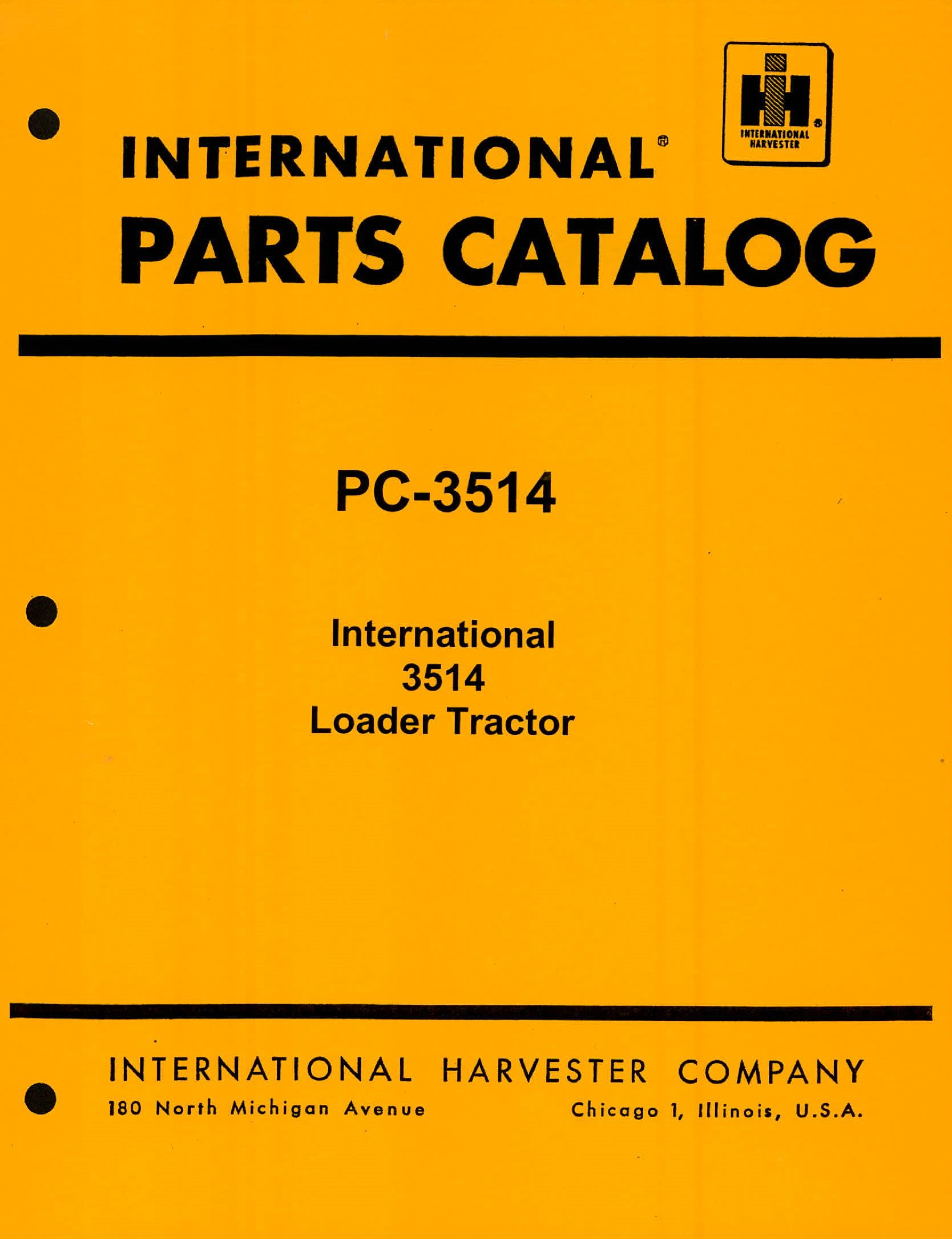 BB-PC-3514 Binder Books IH MANUALS & DECALS