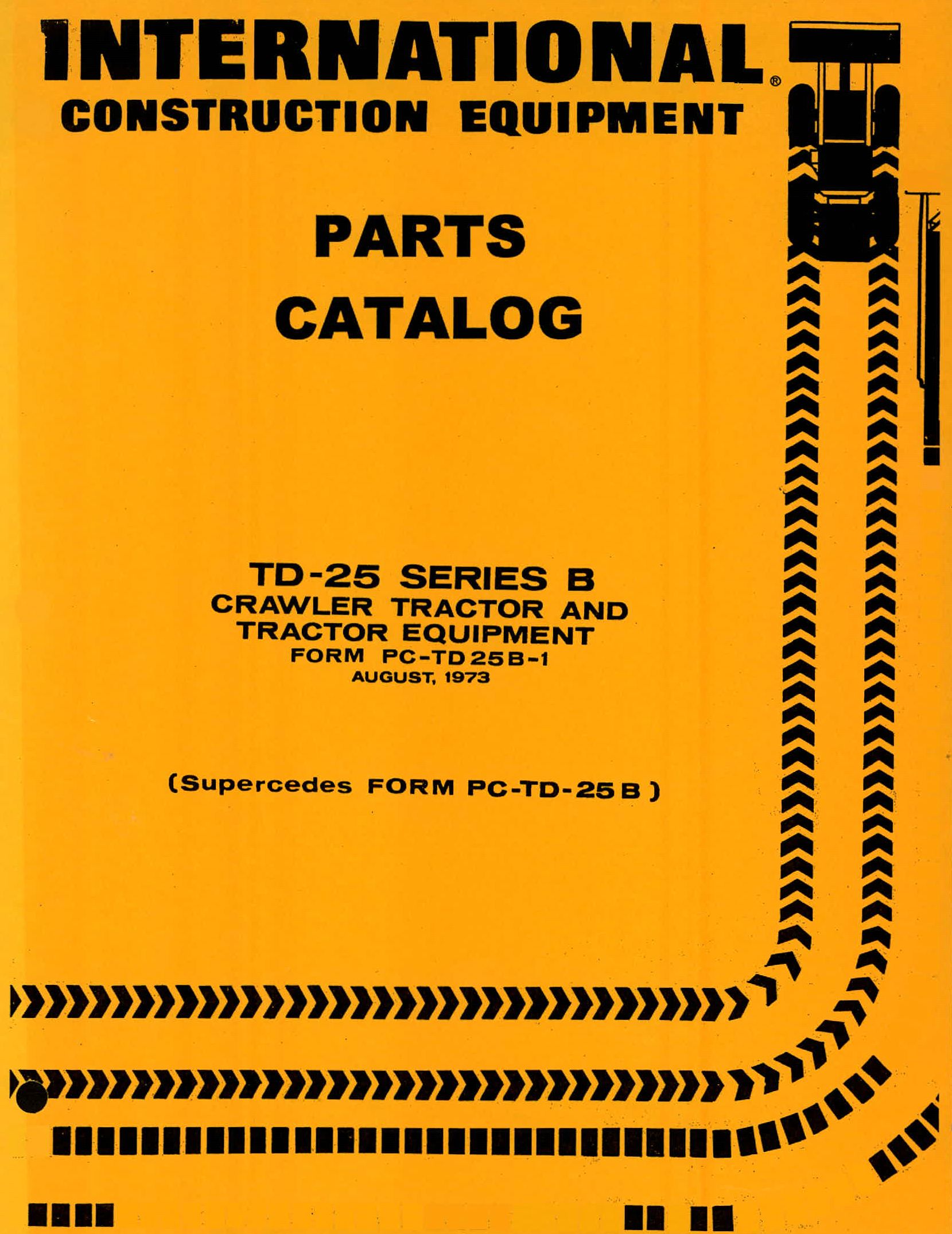 BB-PC-TD25B-1 Binder Books IH MANUALS & DECALS