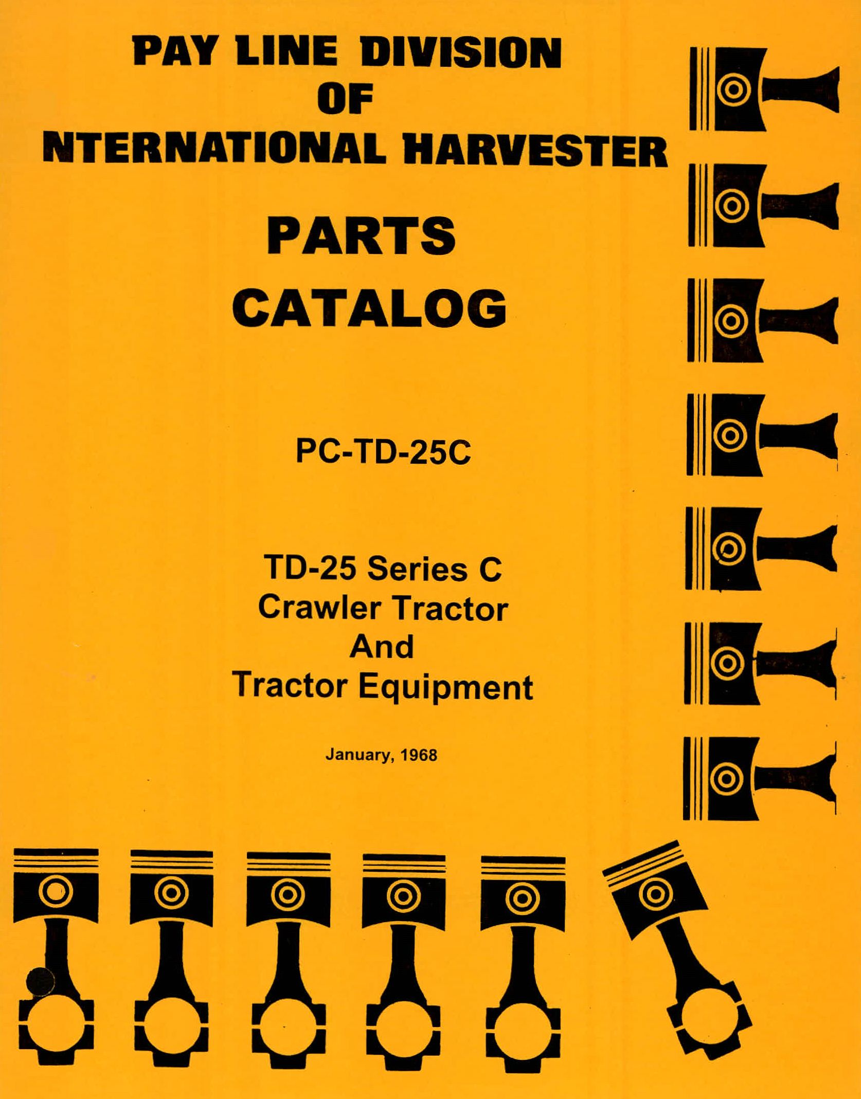 BB-PC-TD25C Binder Books IH MANUALS & DECALS