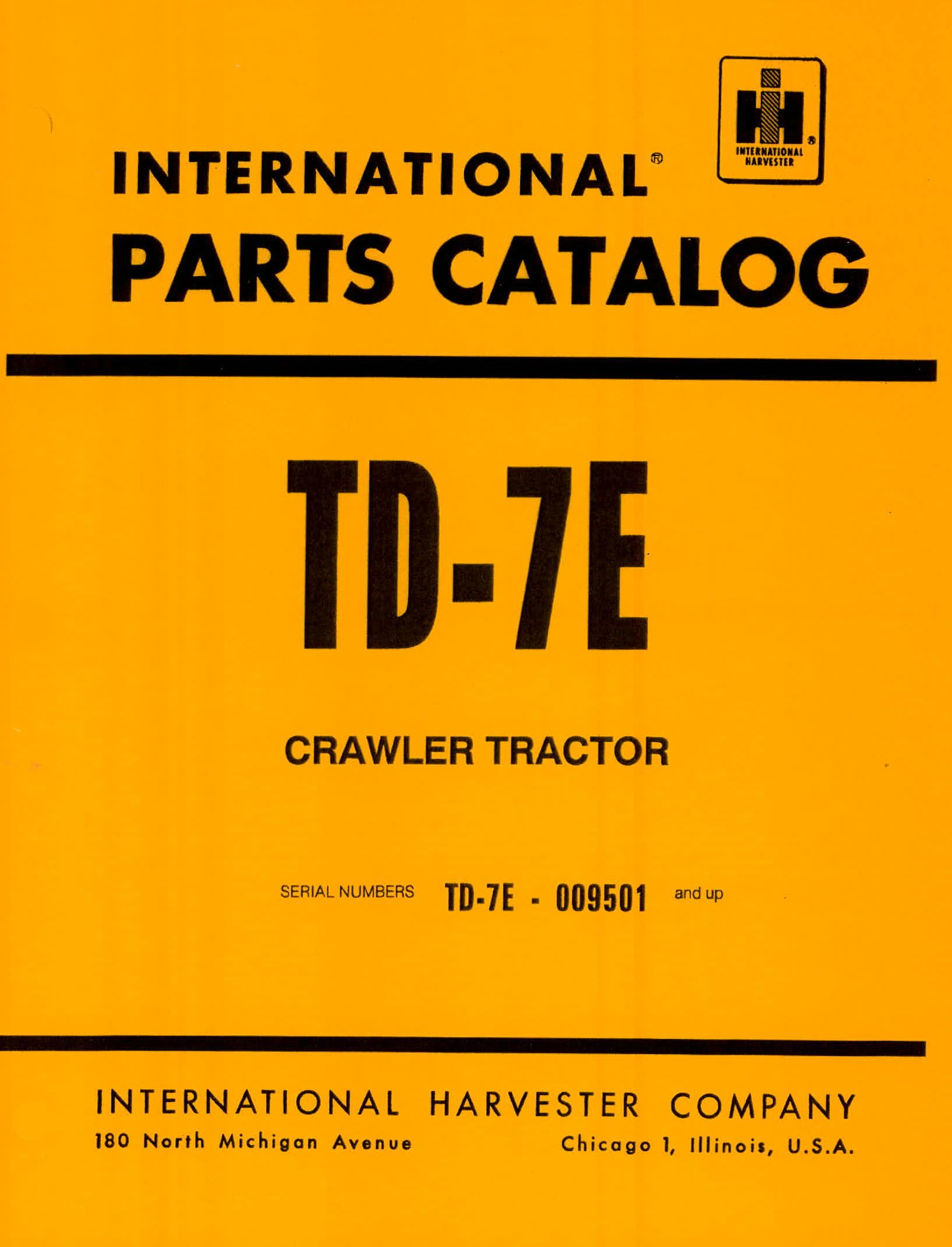 BB-PC-TD7E Binder Books IH MANUALS & DECALS
