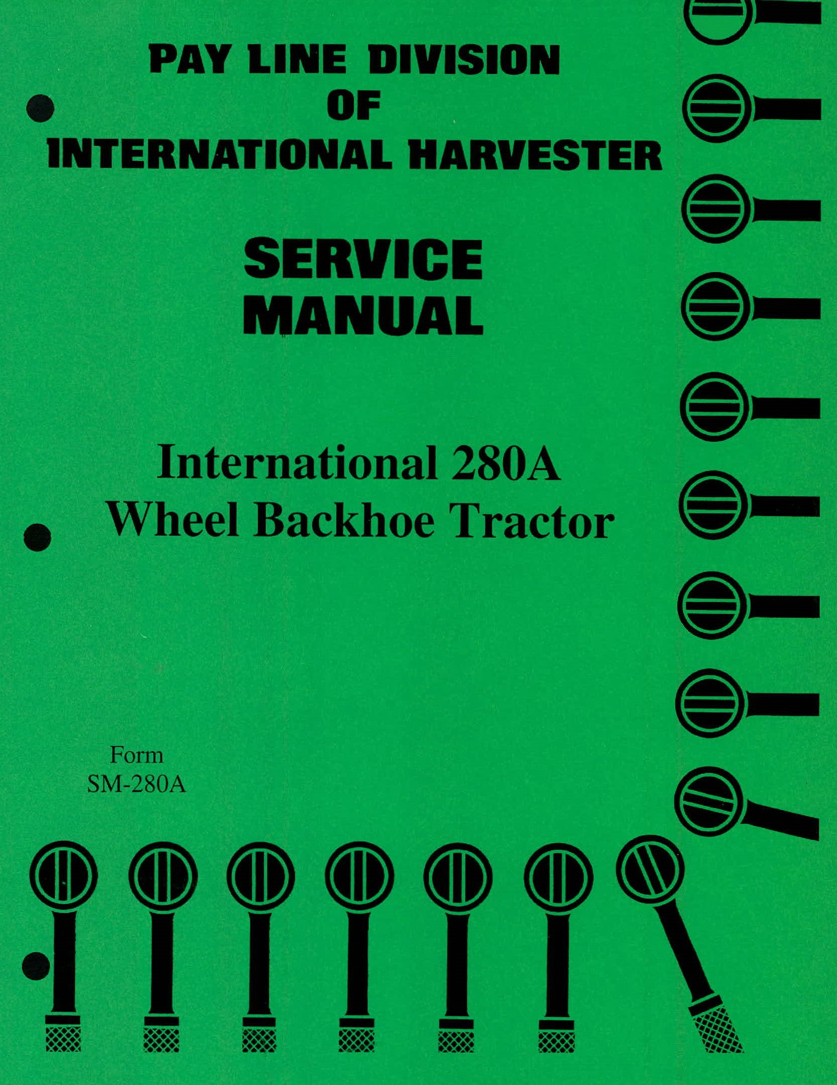 BB-SM-280A Binder Books IH MANUALS & DECALS