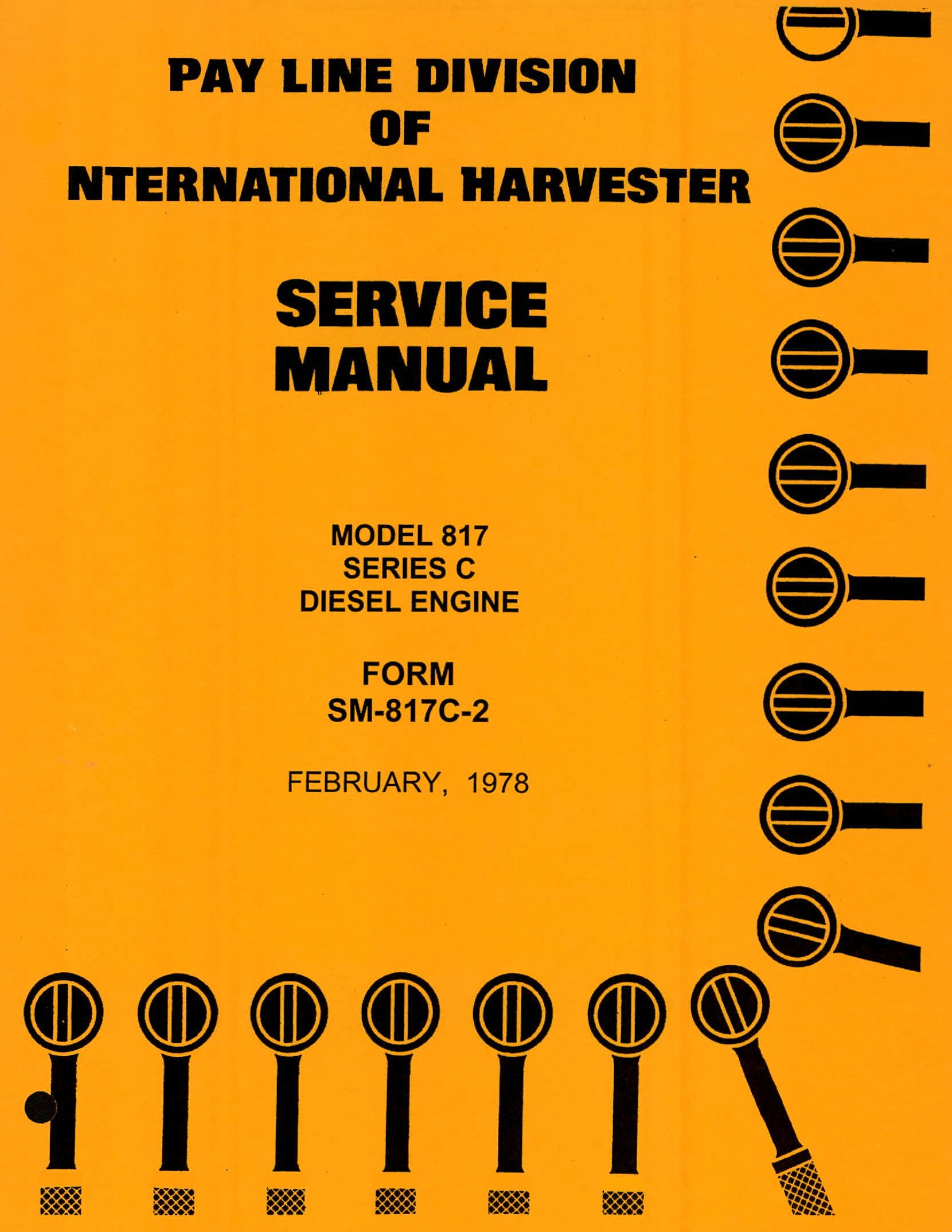BB-SM-817-C-2 Binder Books IH MANUALS & DECALS