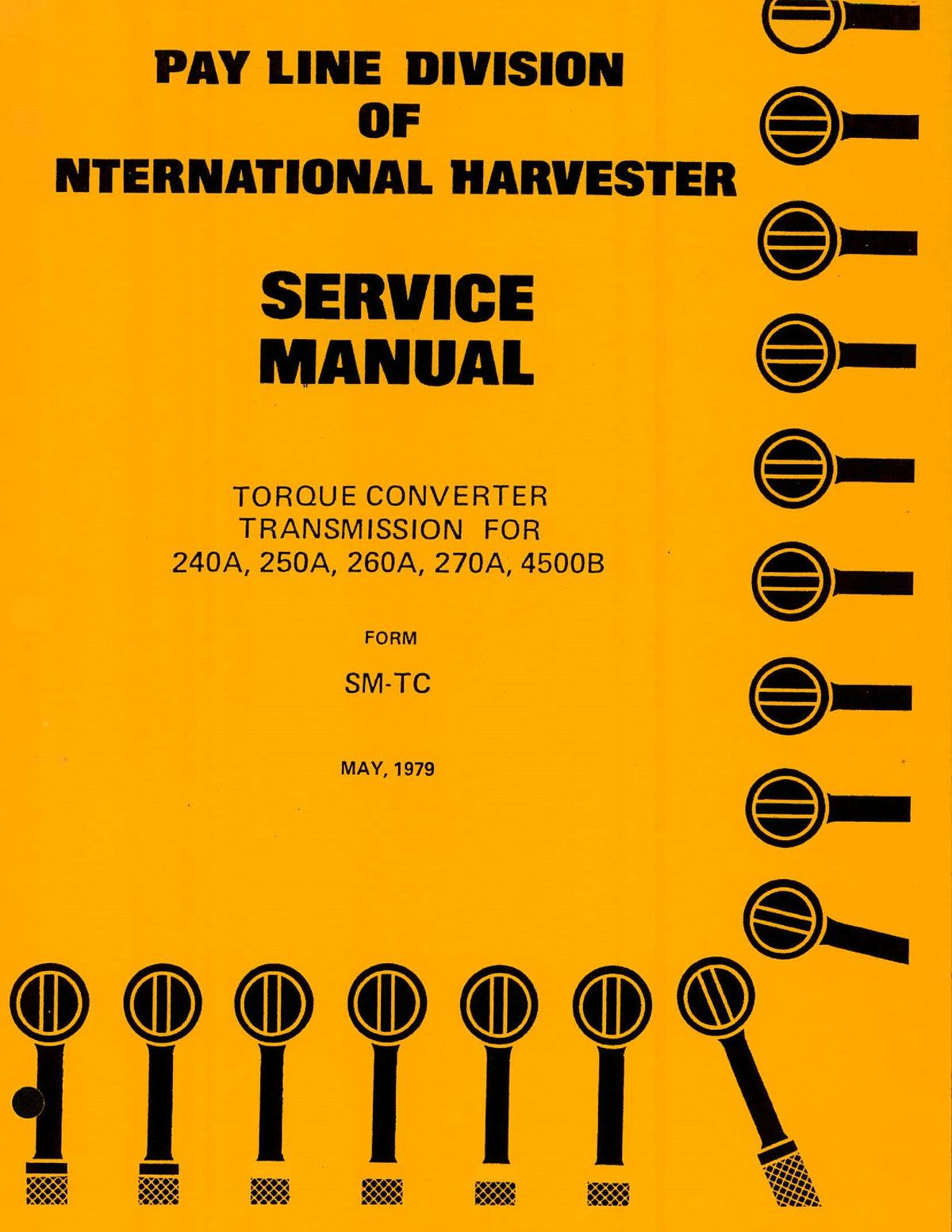 Service Manual for Torque Converter Transmission on 240A, 250A, 260A ...
