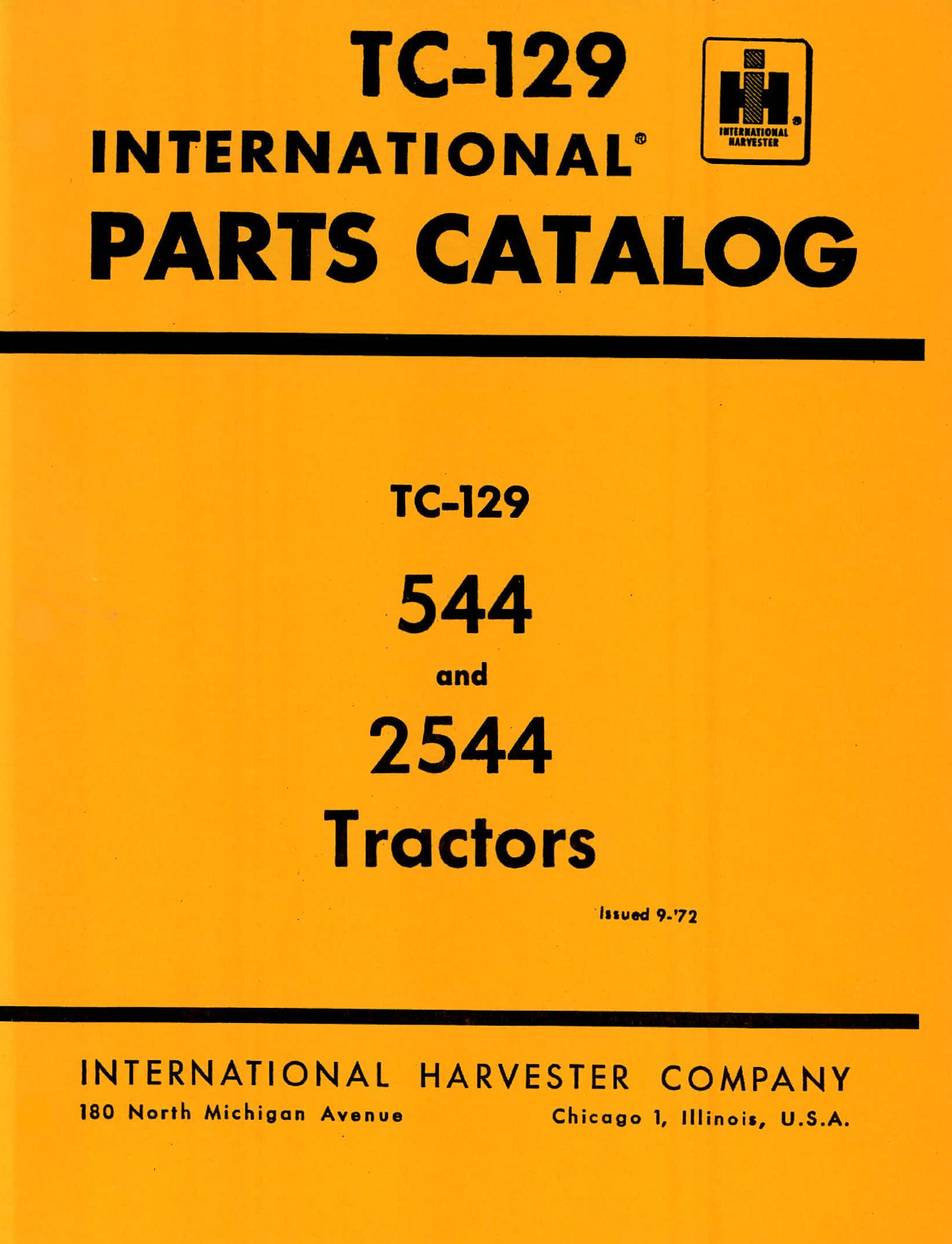 BB-TC-129 Binder Books IH MANUALS & DECALS