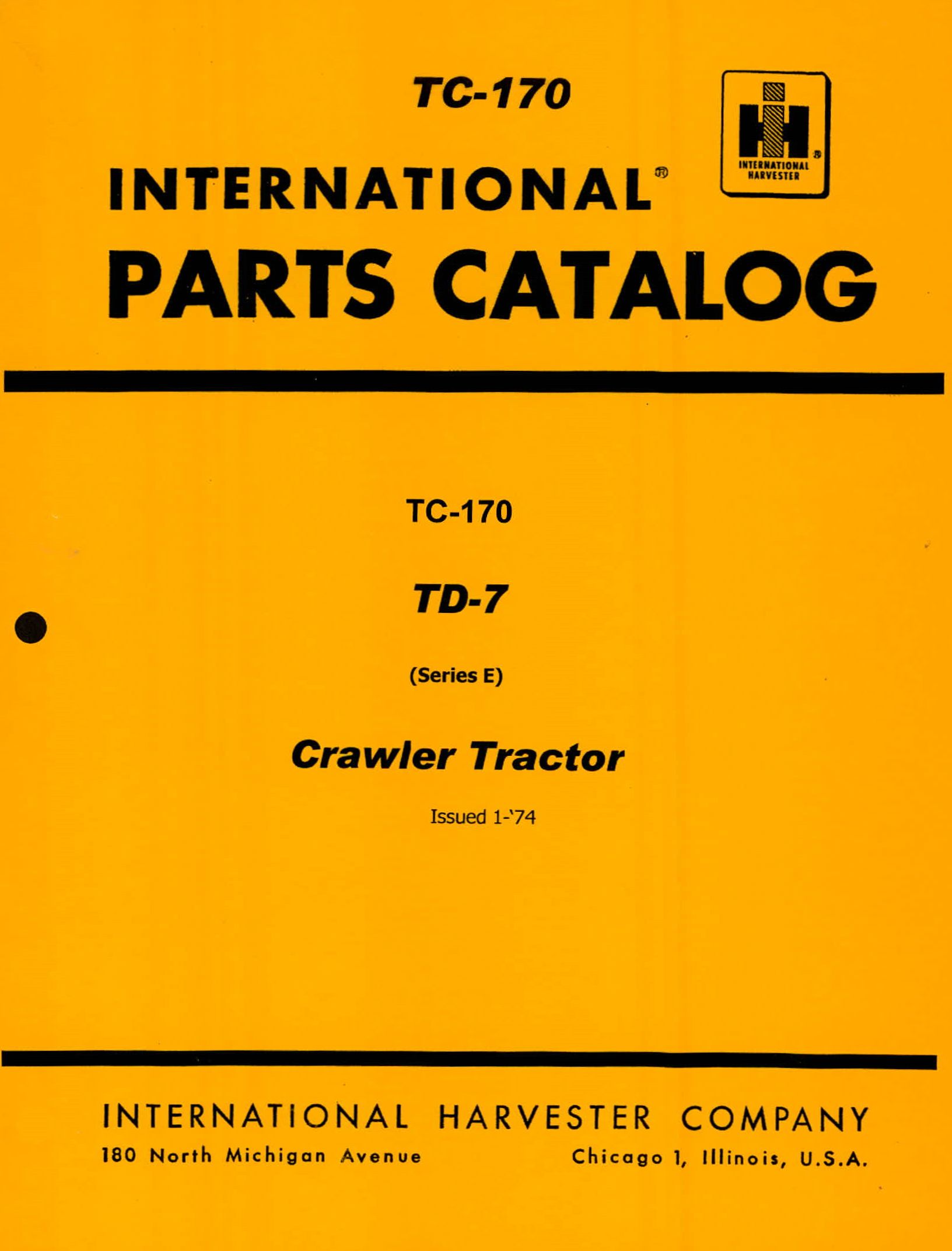 BB-TC-170 Binder Books IH MANUALS & DECALS