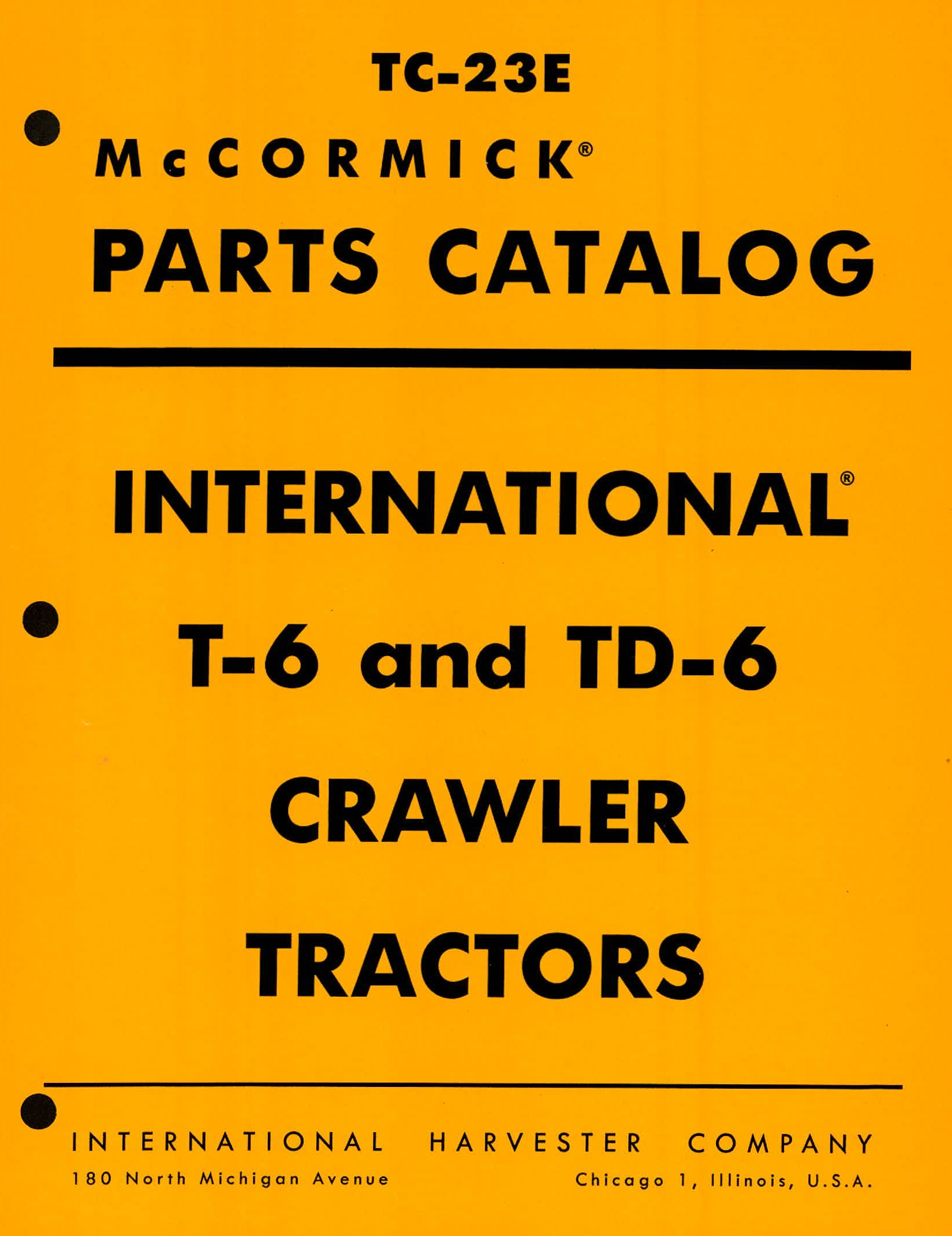 BB-TC-23E Binder Books IH MANUALS & DECALS