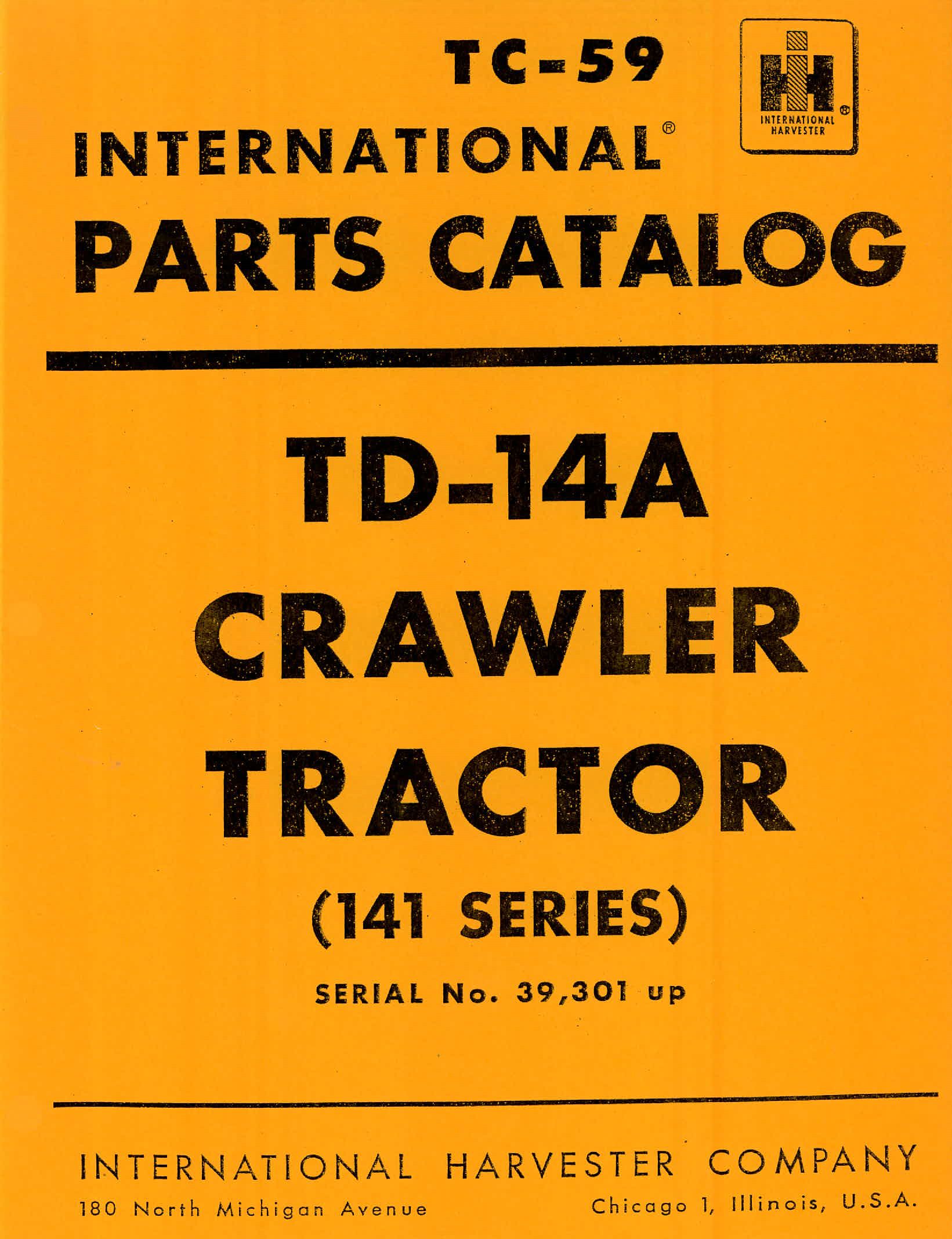 BB-TC-59 Binder Books IH MANUALS & DECALS