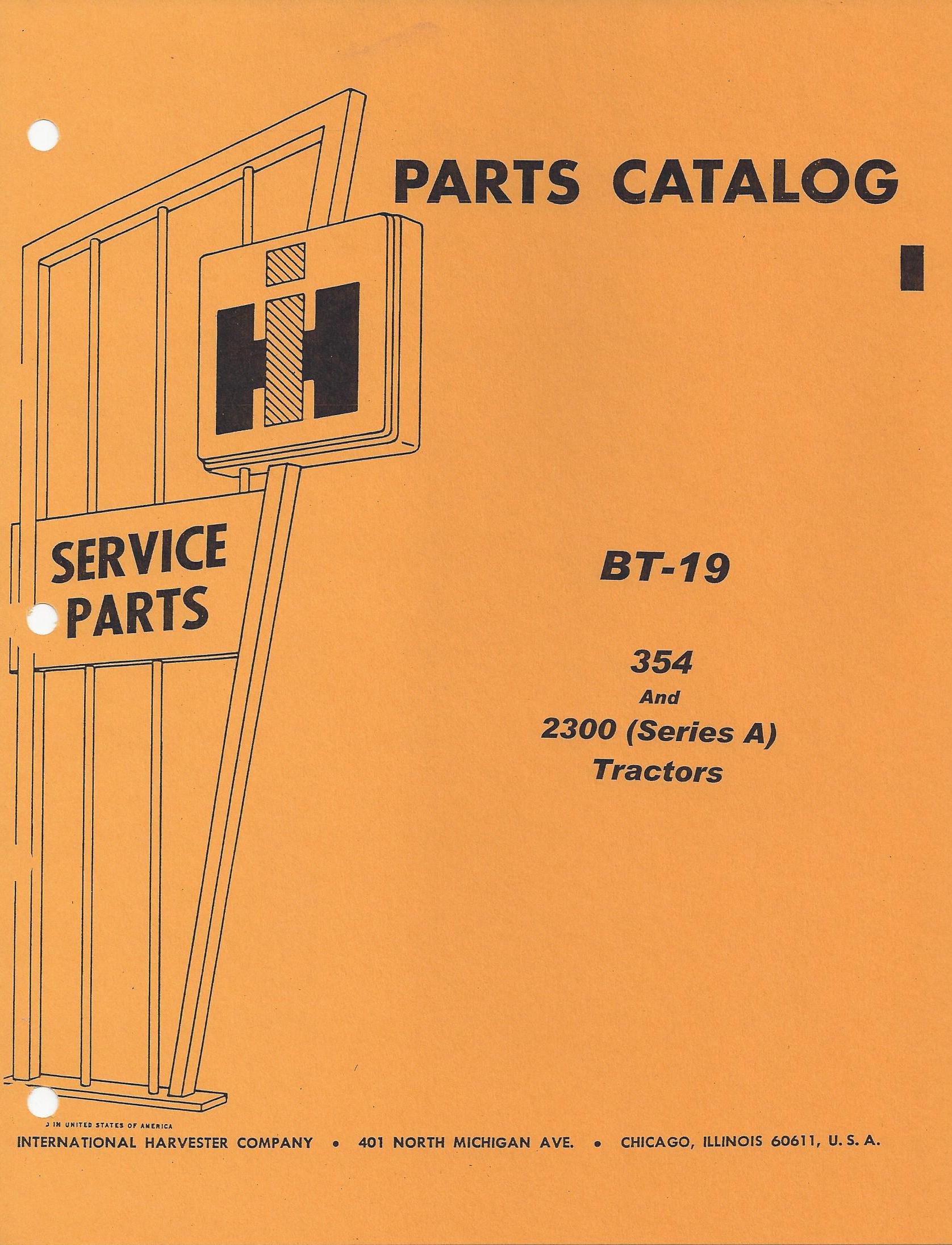 BB-BT-19 Binder Books IH MANUALS & DECALS