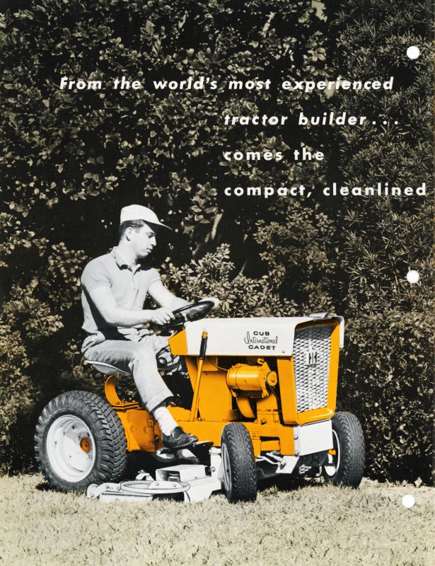 Color Brochure for 1961 Original IH Cub Cadet - 16 Pages!