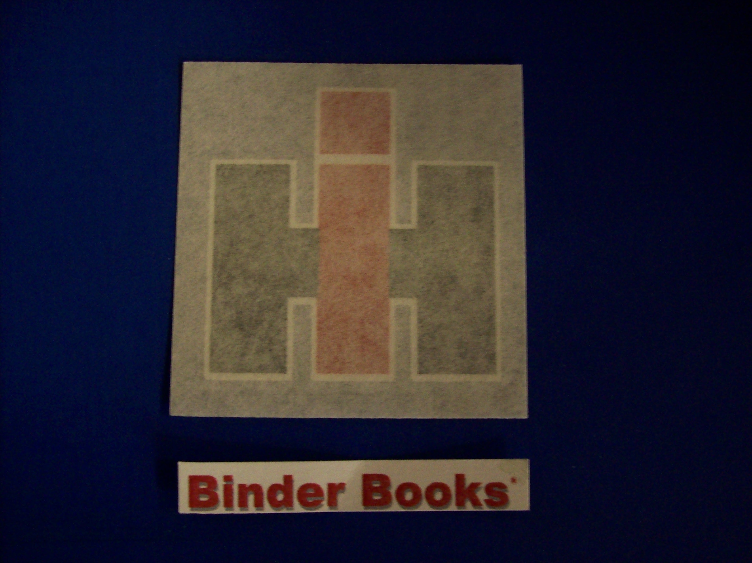 BB-DEC-CC-IHO1 Binder Books IH MANUALS & DECALS