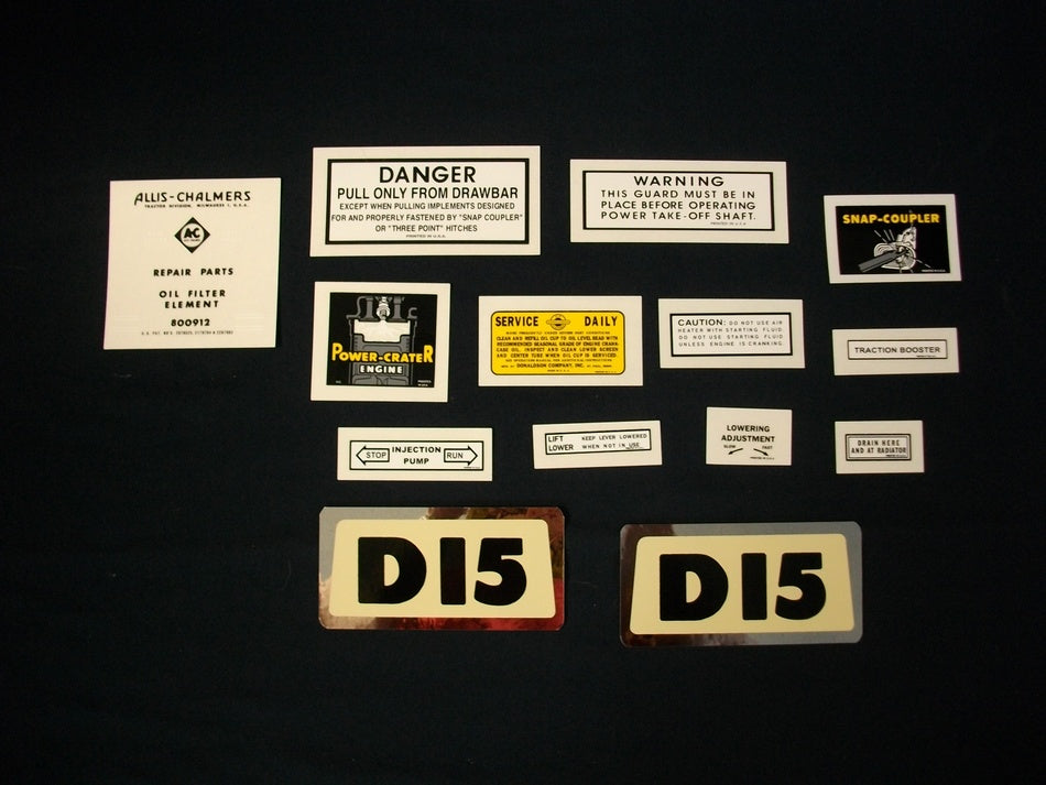 BB-DS-AC-D15MN Binder Books IH MANUALS & DECALS