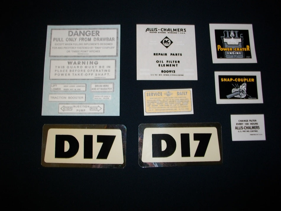 BB-DS-AC-D17MN Binder Books IH MANUALS & DECALS