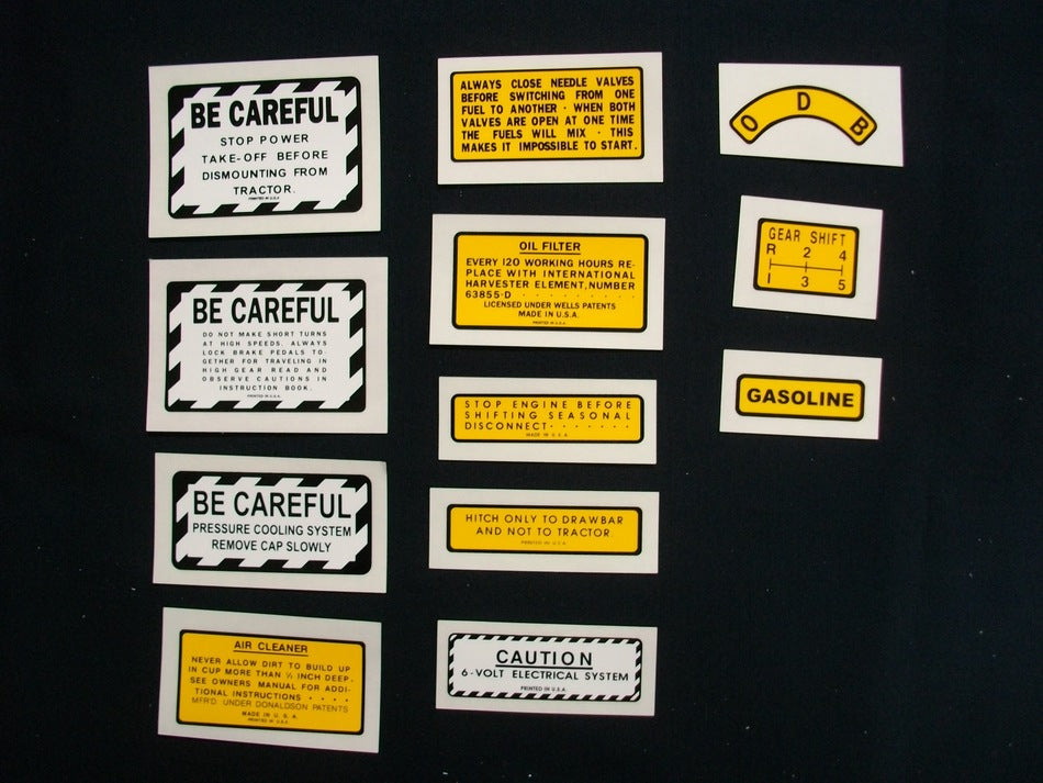 BB-DS-IH-330 Binder Books IH MANUALS & DECALS