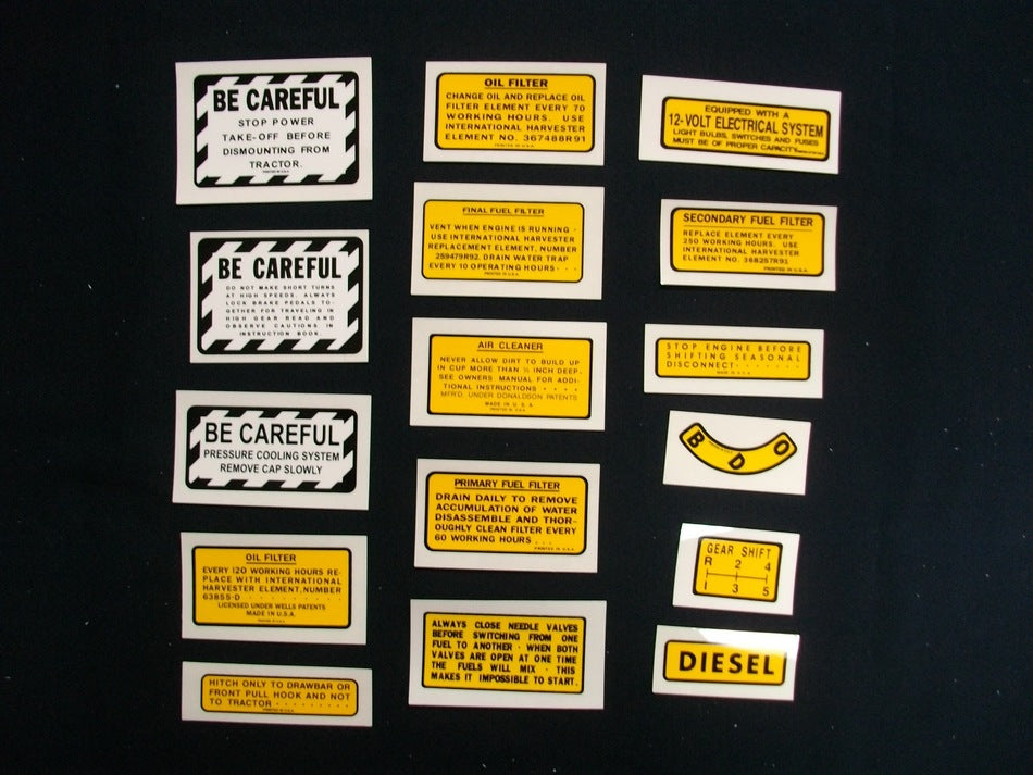 BB-DS-IH-350D Binder Books IH MANUALS & DECALS