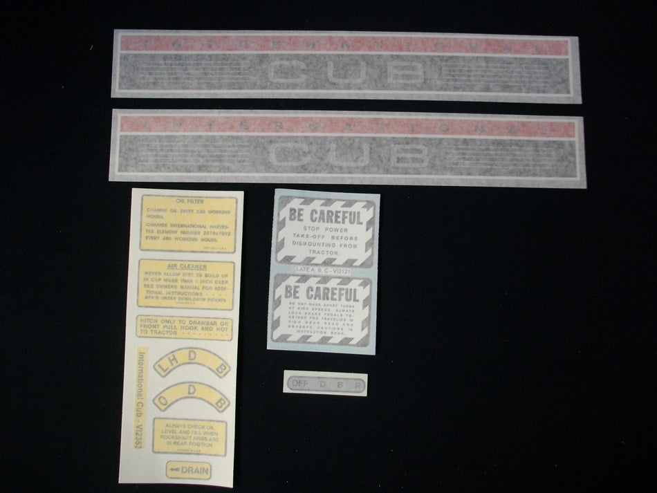 BB-DS-IH-CUBV Binder Books IH MANUALS & DECALS