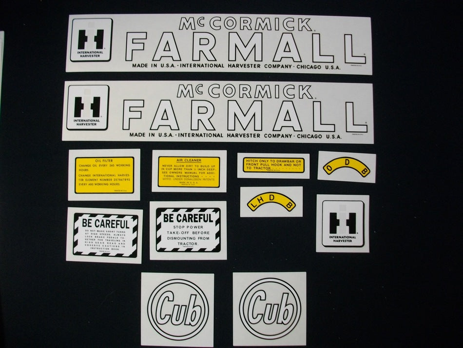 BB-DS-IH-MCIRCUB Binder Books IH MANUALS & DECALS