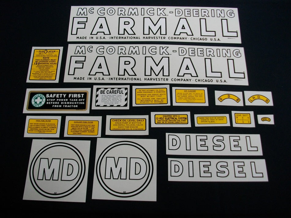 BB-DS-IH-MDMD Binder Books IH MANUALS & DECALS