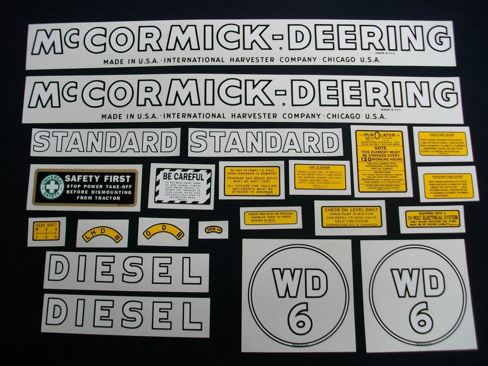 BB-DS-IH-MDWD6 Binder Books IH MANUALS & DECALS