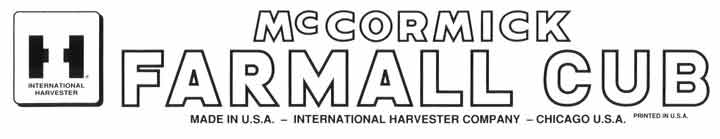 BB-DEC-IH-MFCUB Binder Books IH MANUALS & DECALS